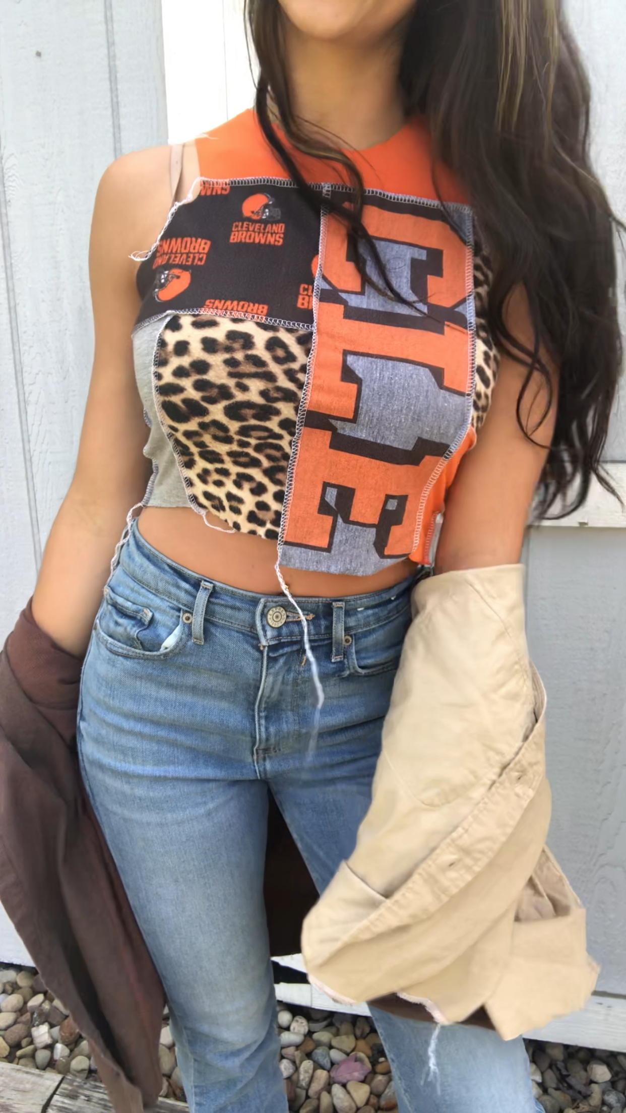 CHEETAH CLE PATCHWORK TANK