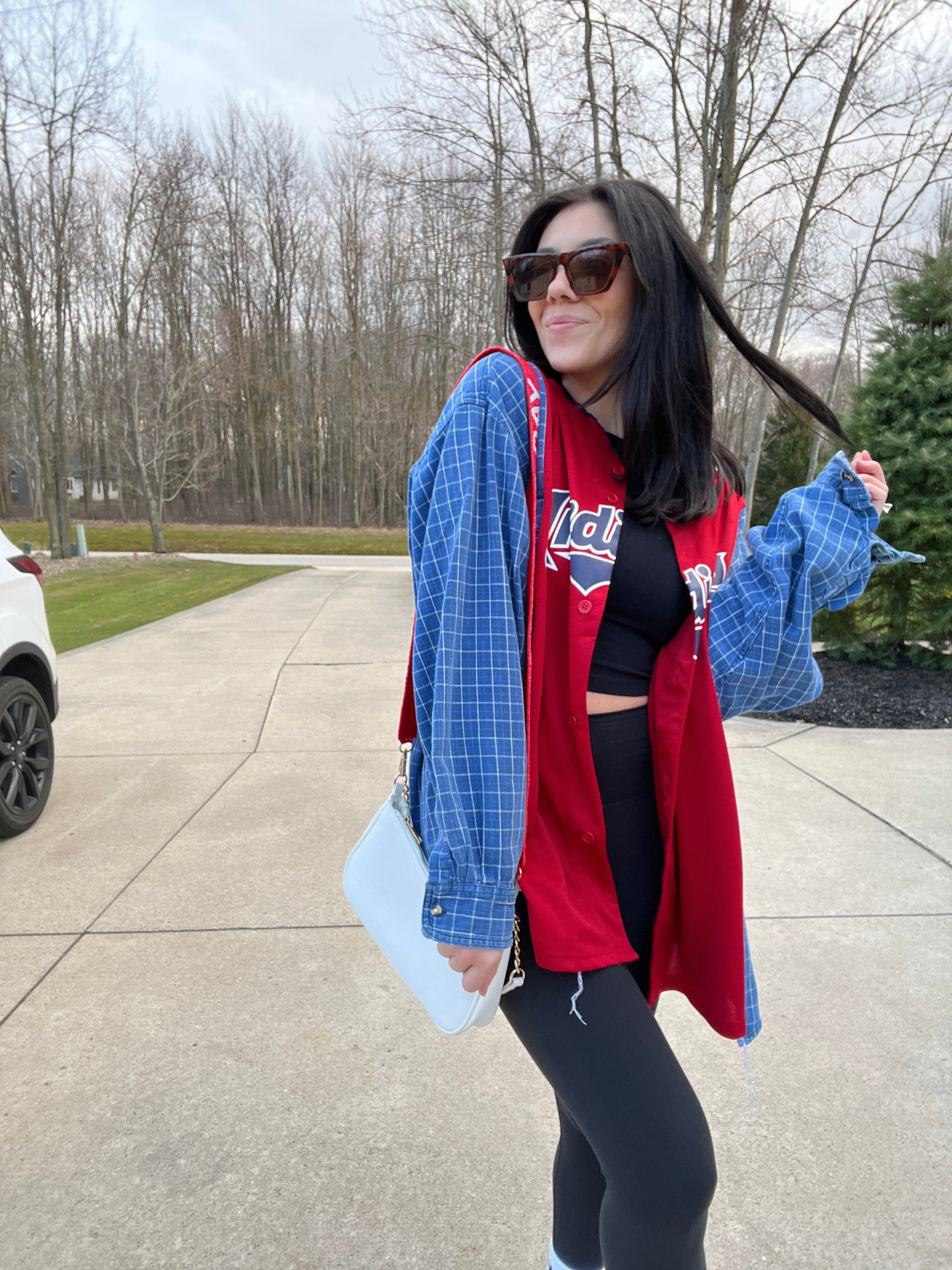 CLEVELAND BASEBALL SANTANA JERSEY X DENIM