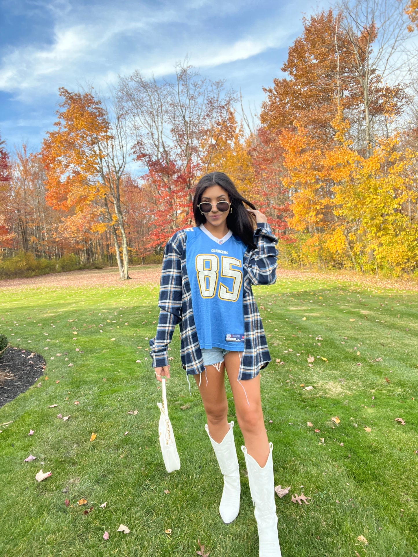 #85 GATES CHARGERS JERSEY X FLANNEL