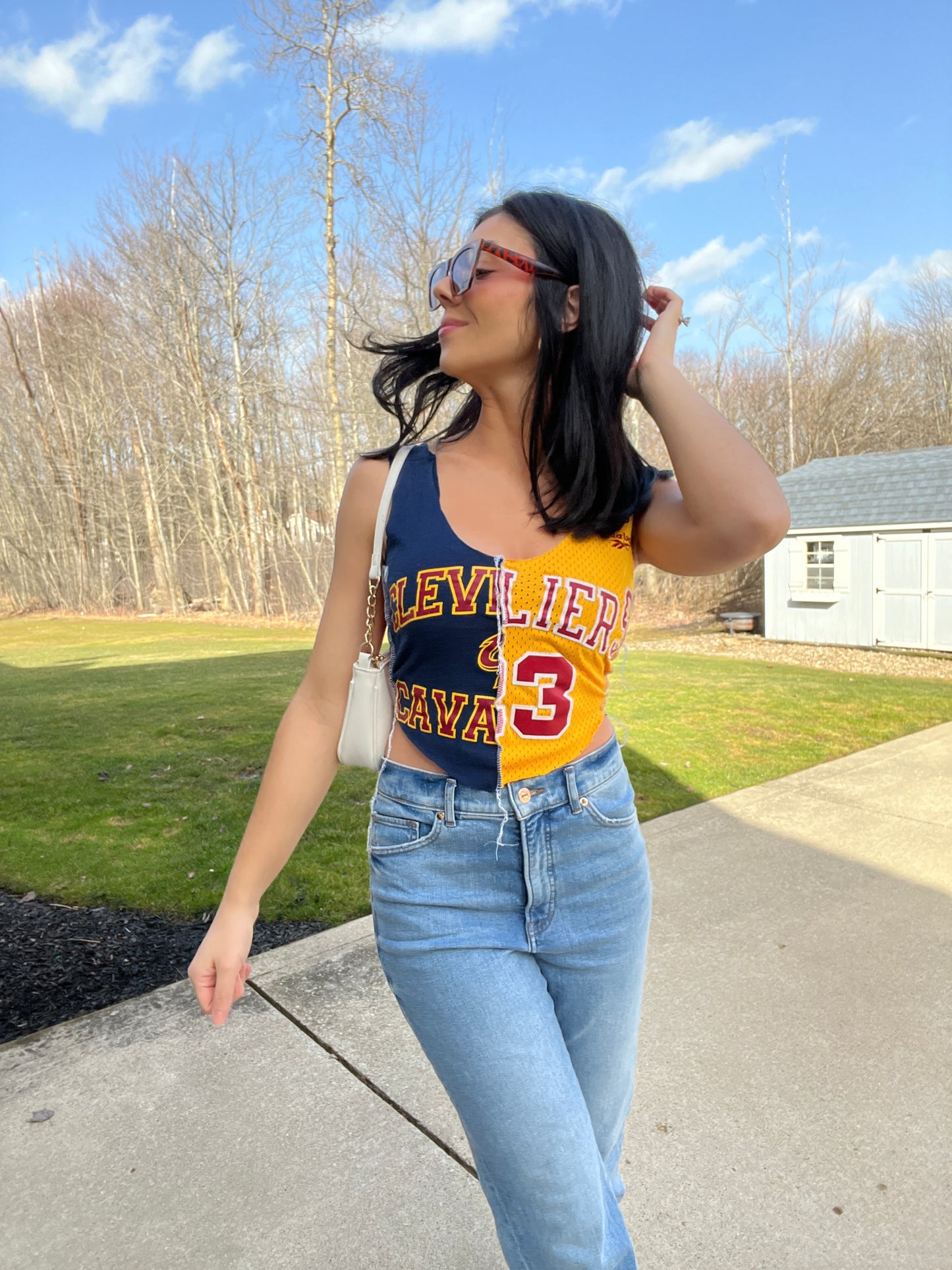 JERSEY X TEE LOWCUT SPLIT TANK