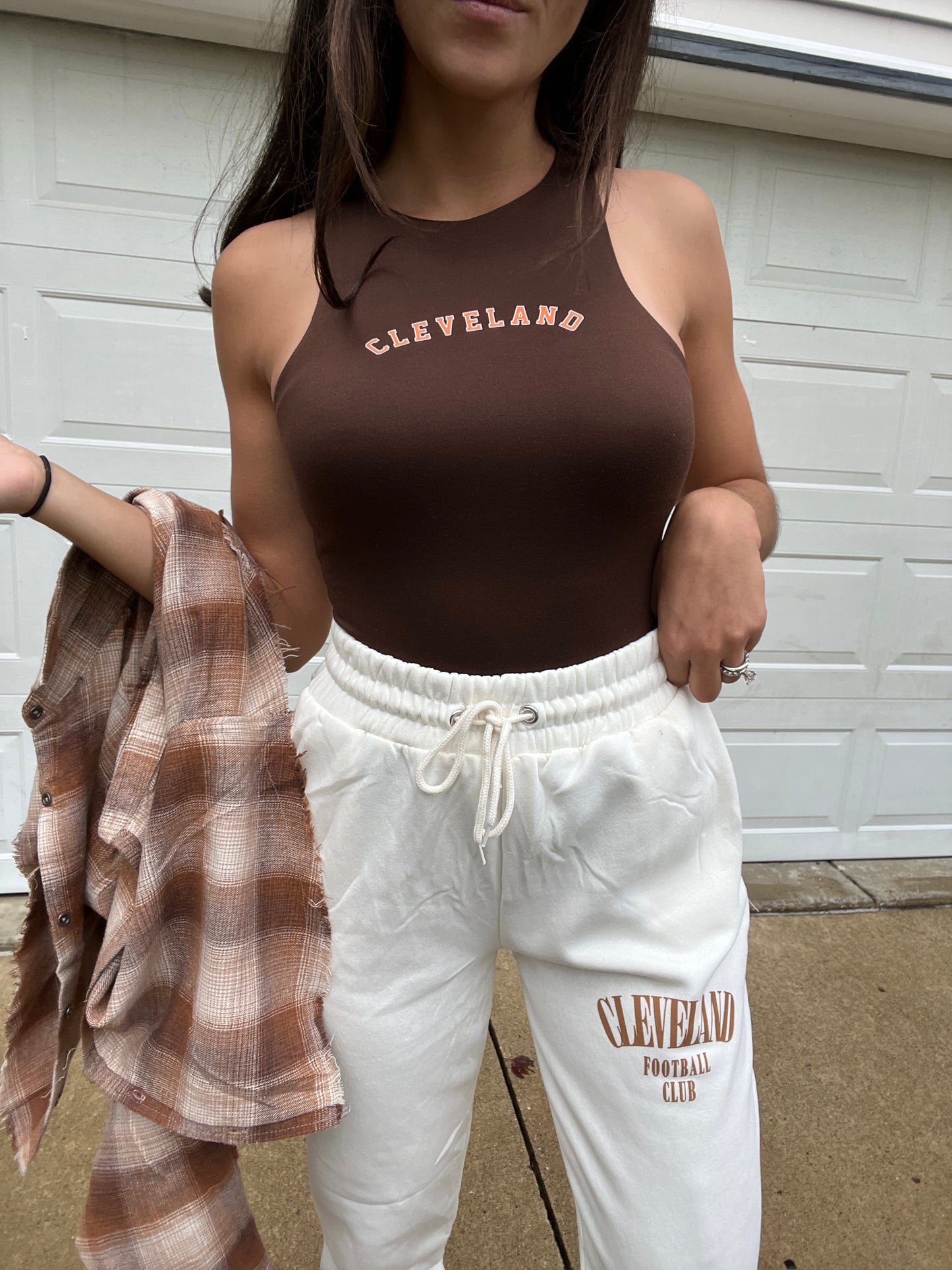 CFC CREAM SWEATPANTS
