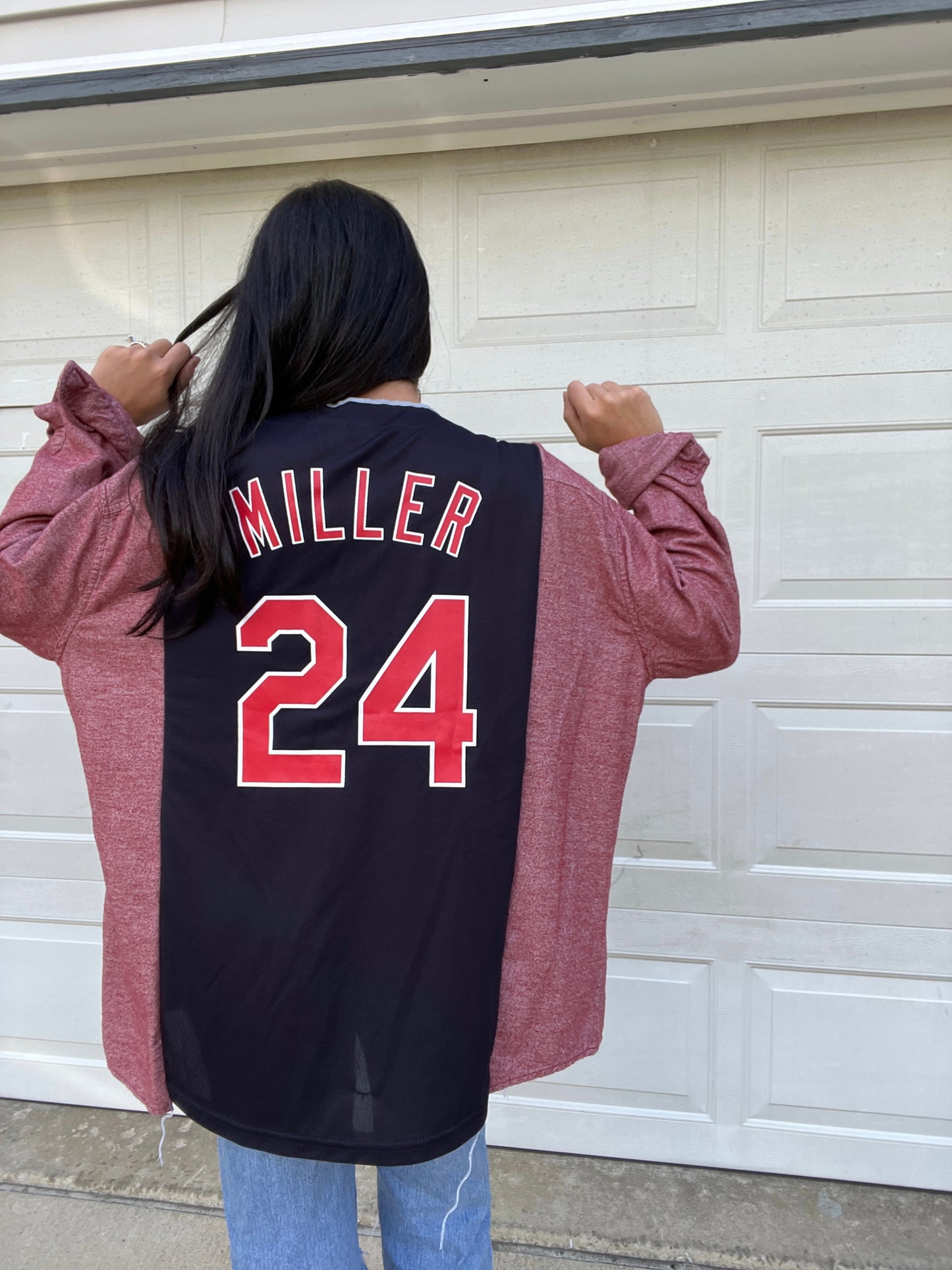 NAVY MILLER JERSEY X FLANNEL