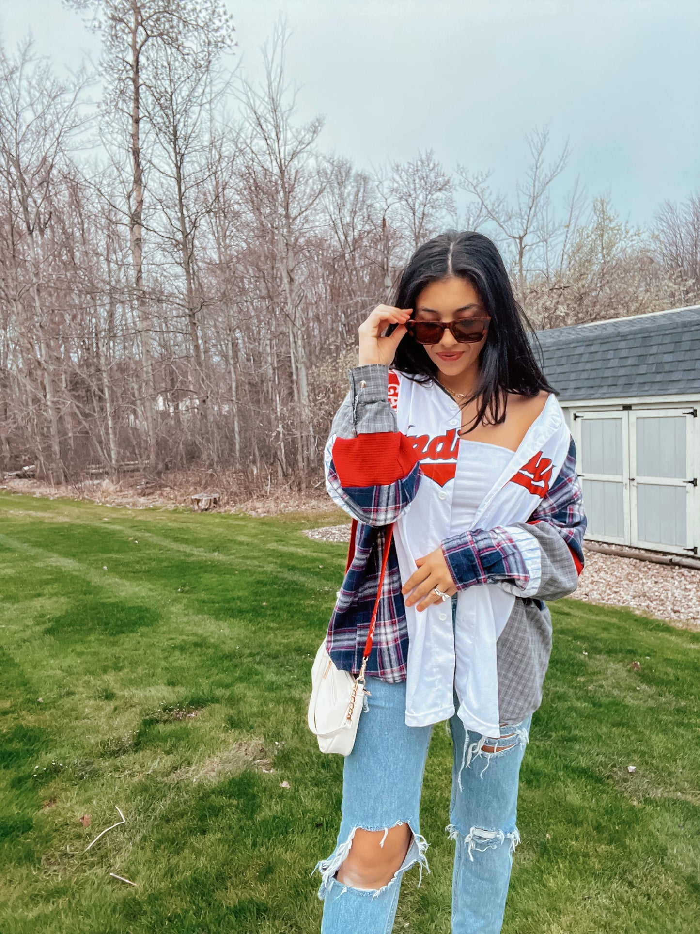 INDIANS PATCHWORK JERSEY X FLANNEL