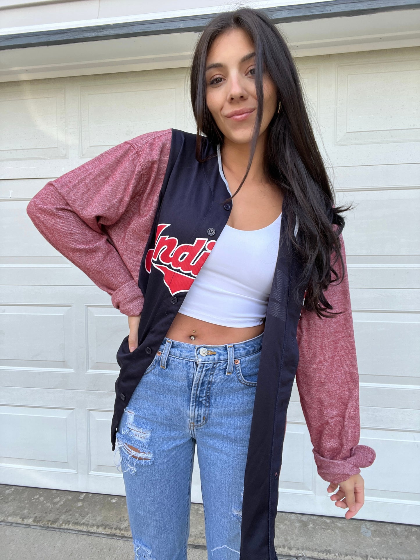 NAVY MILLER JERSEY X FLANNEL