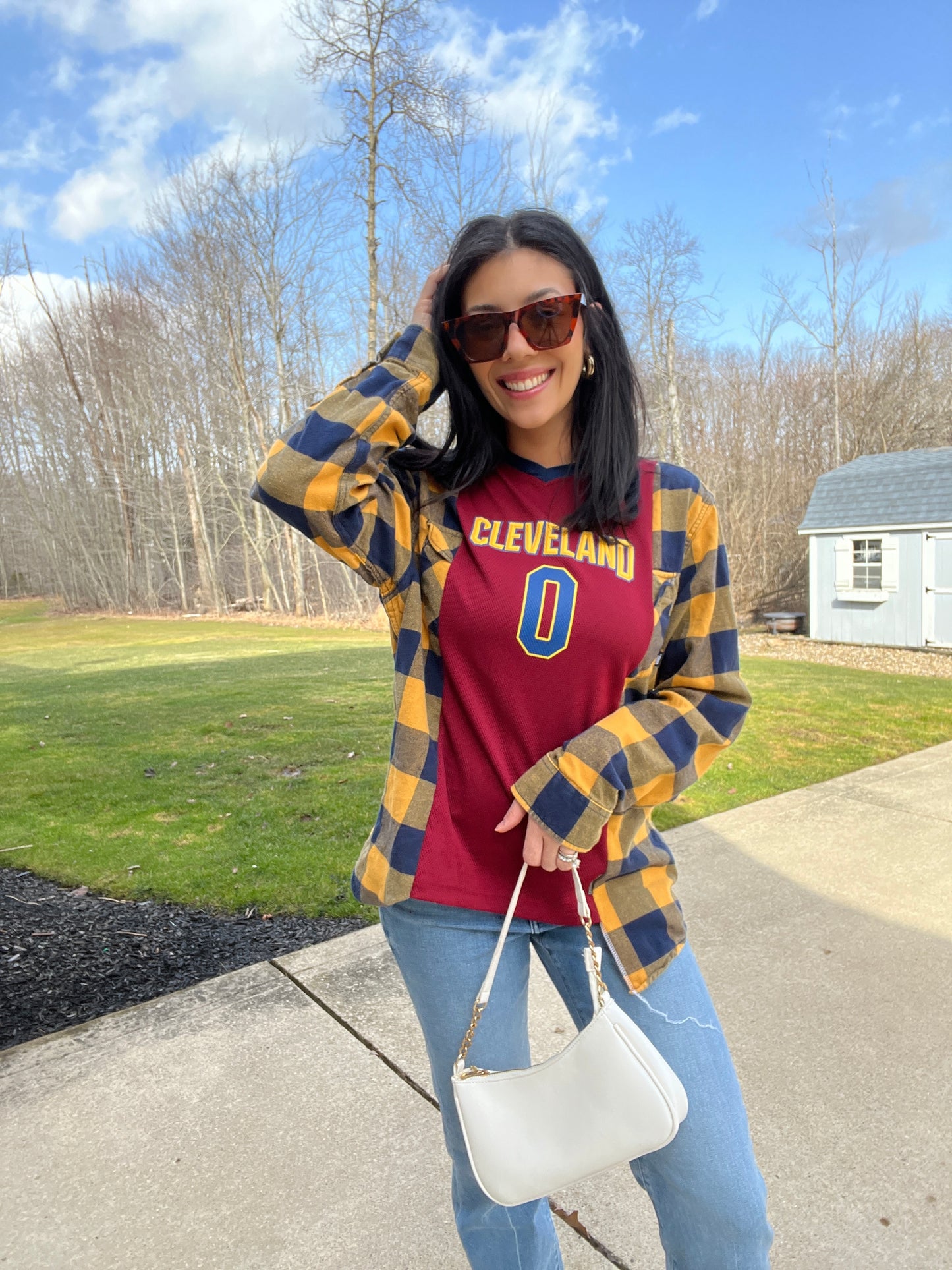 0 LOVE CAVS JERSEY X FLANNEL