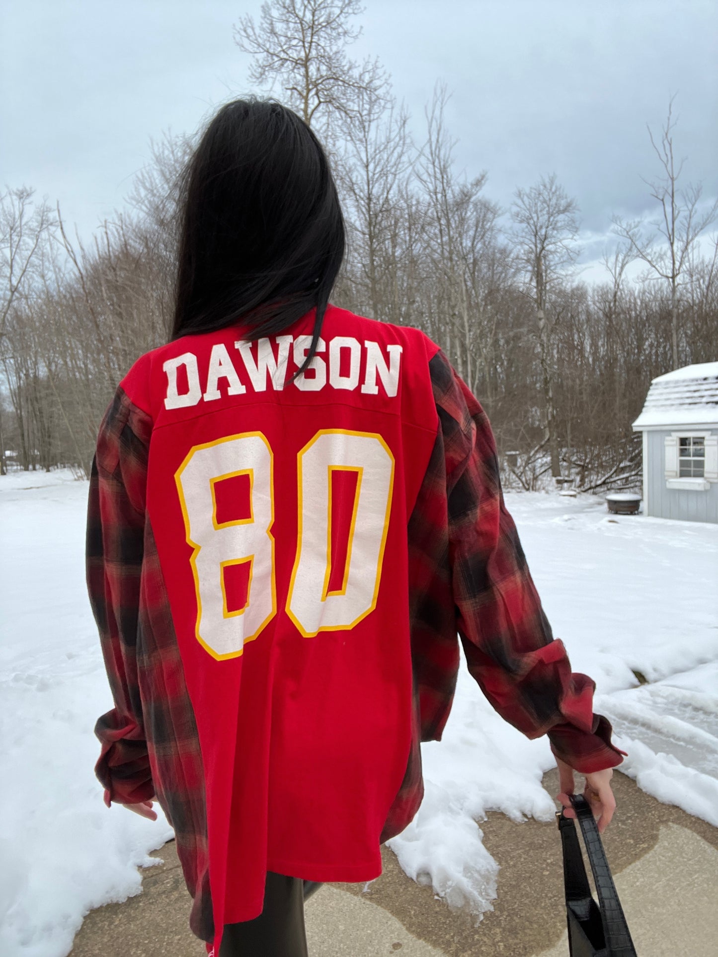 #80 DAWSON VINTAGE CHIEFS JERSEY X FLANNEL