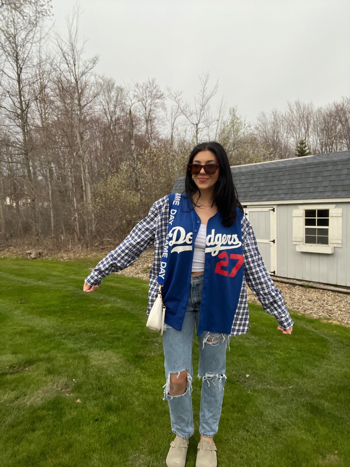 DODGERS JERSEY X FLANNEL