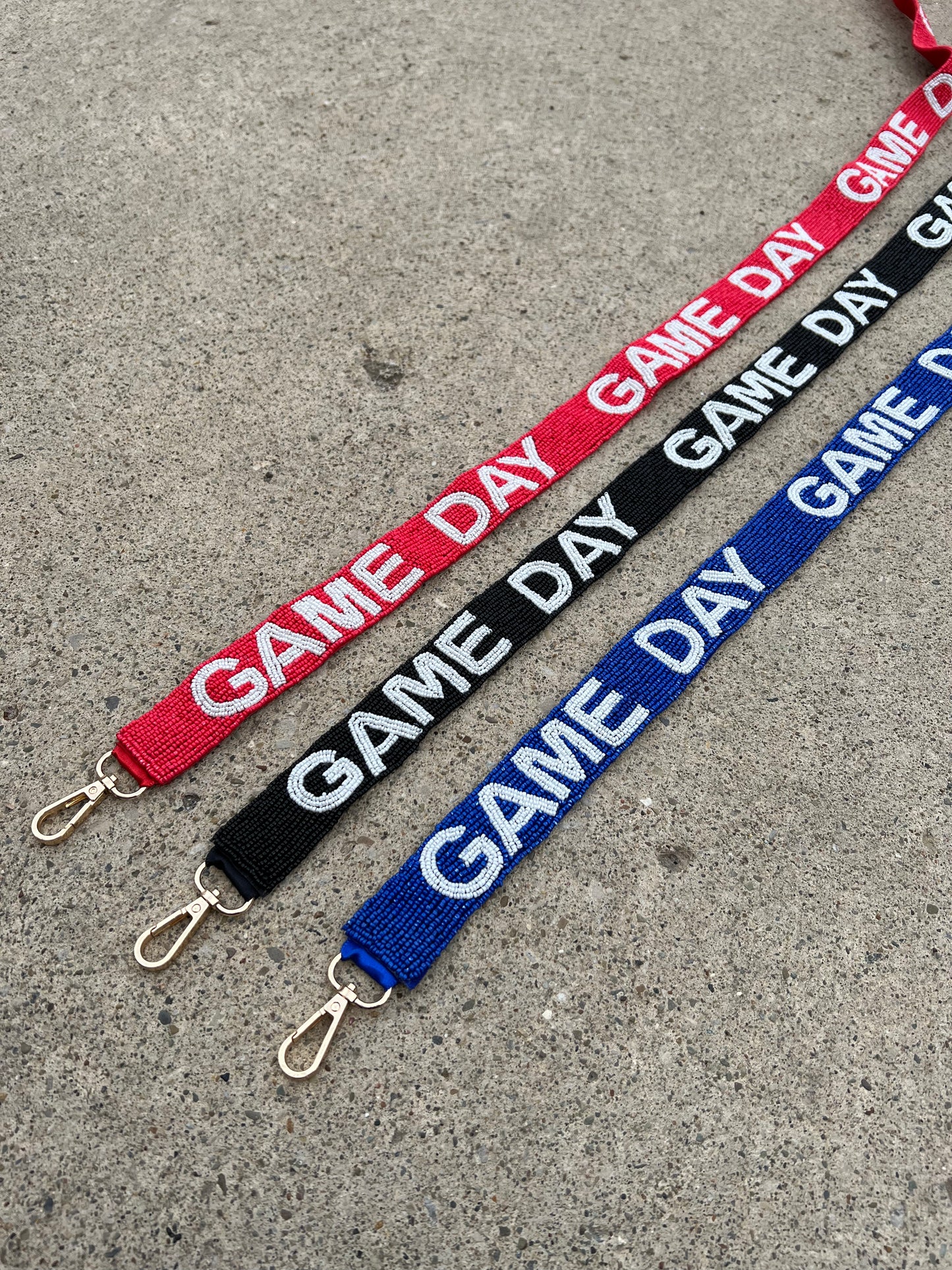 GAME DAY BEADED BAG STRAPS