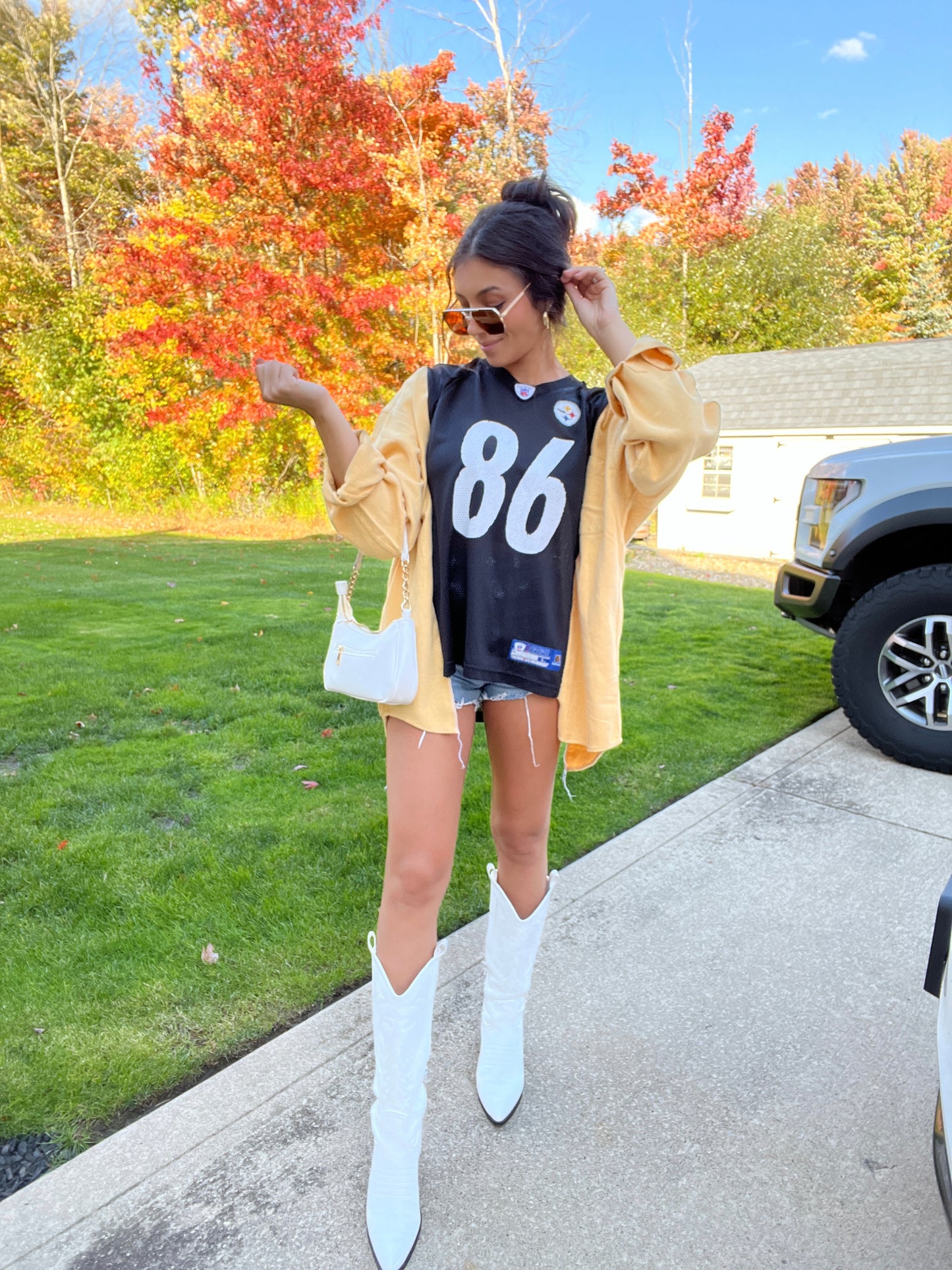#86 WARD STEELERS JERSEY X FLANNEL