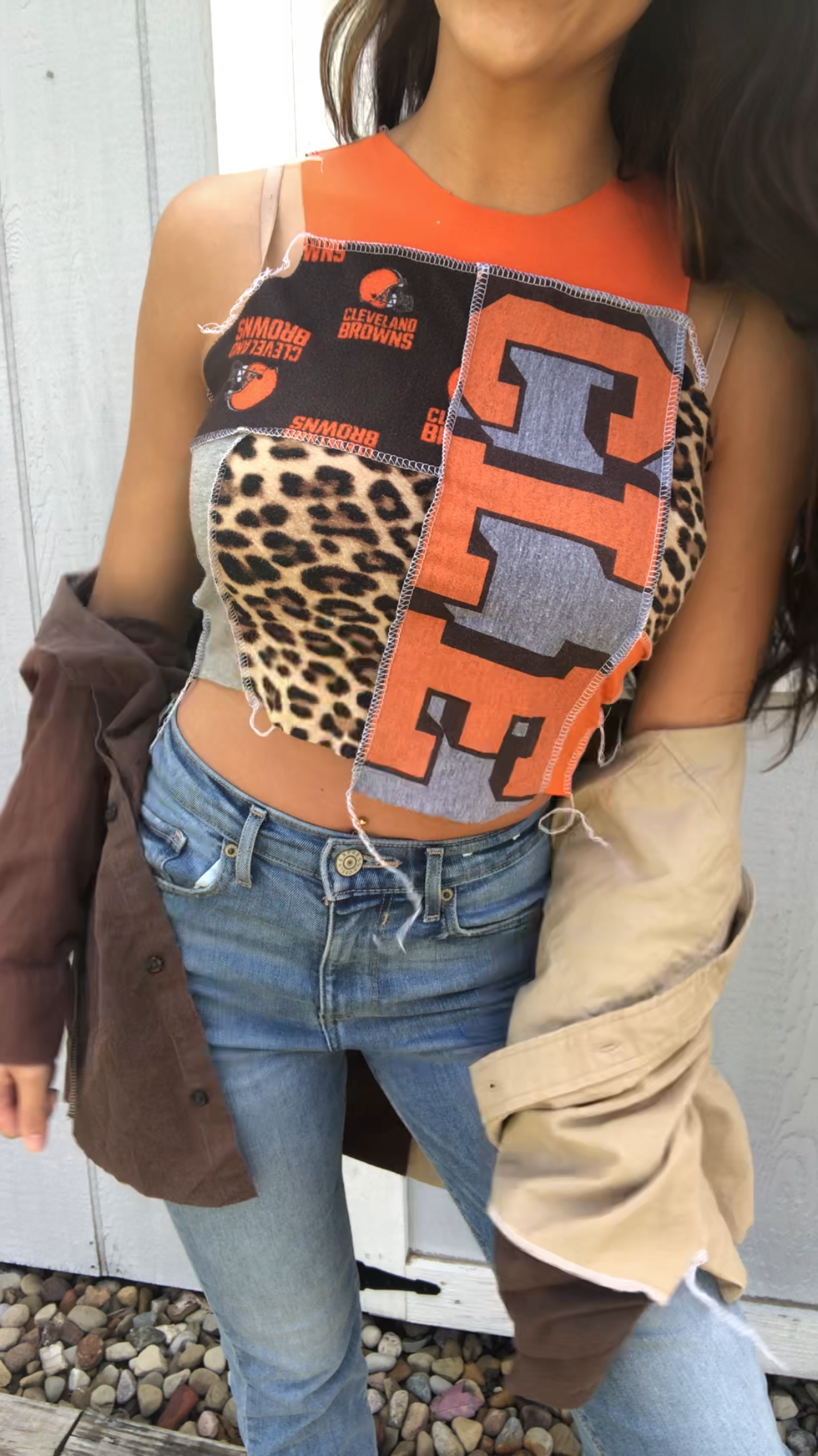 CHEETAH CLE PATCHWORK TANK