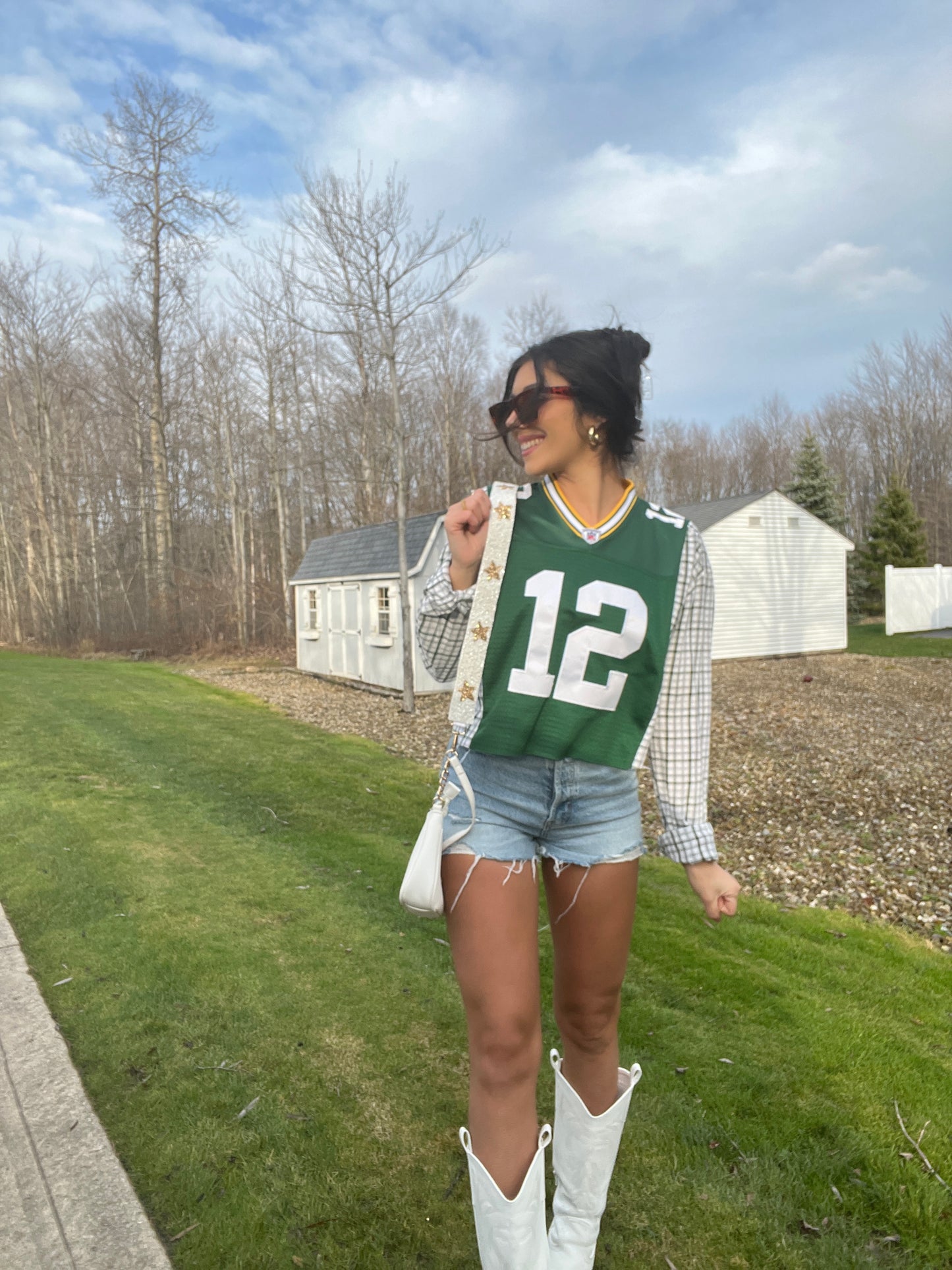 #12 RODGERS PACKERS JERSEY X FLANNEL