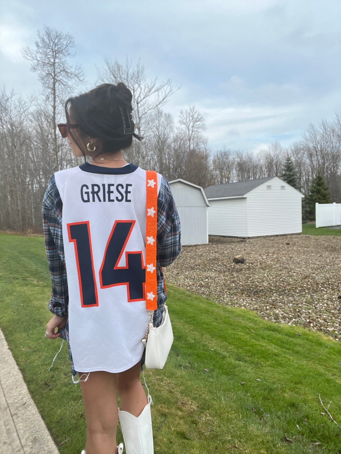 #14 GRIESE BRONCOS JERSEY X FLANNEL