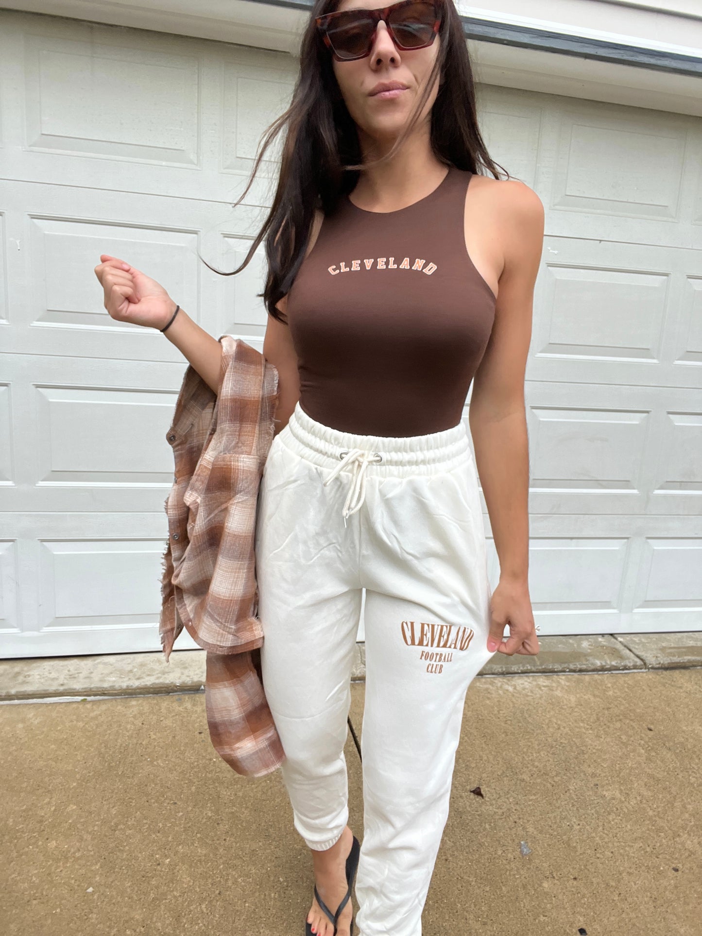 CFC CREAM SWEATPANTS