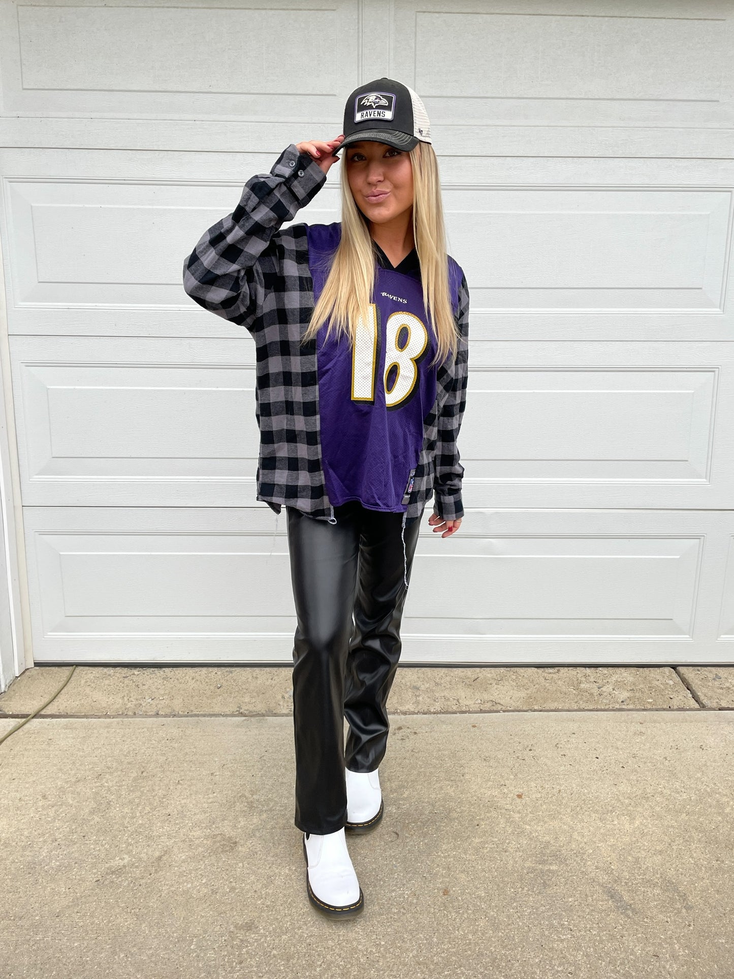 #18 GRBAC RAVENS JERSEY X FLANNEL