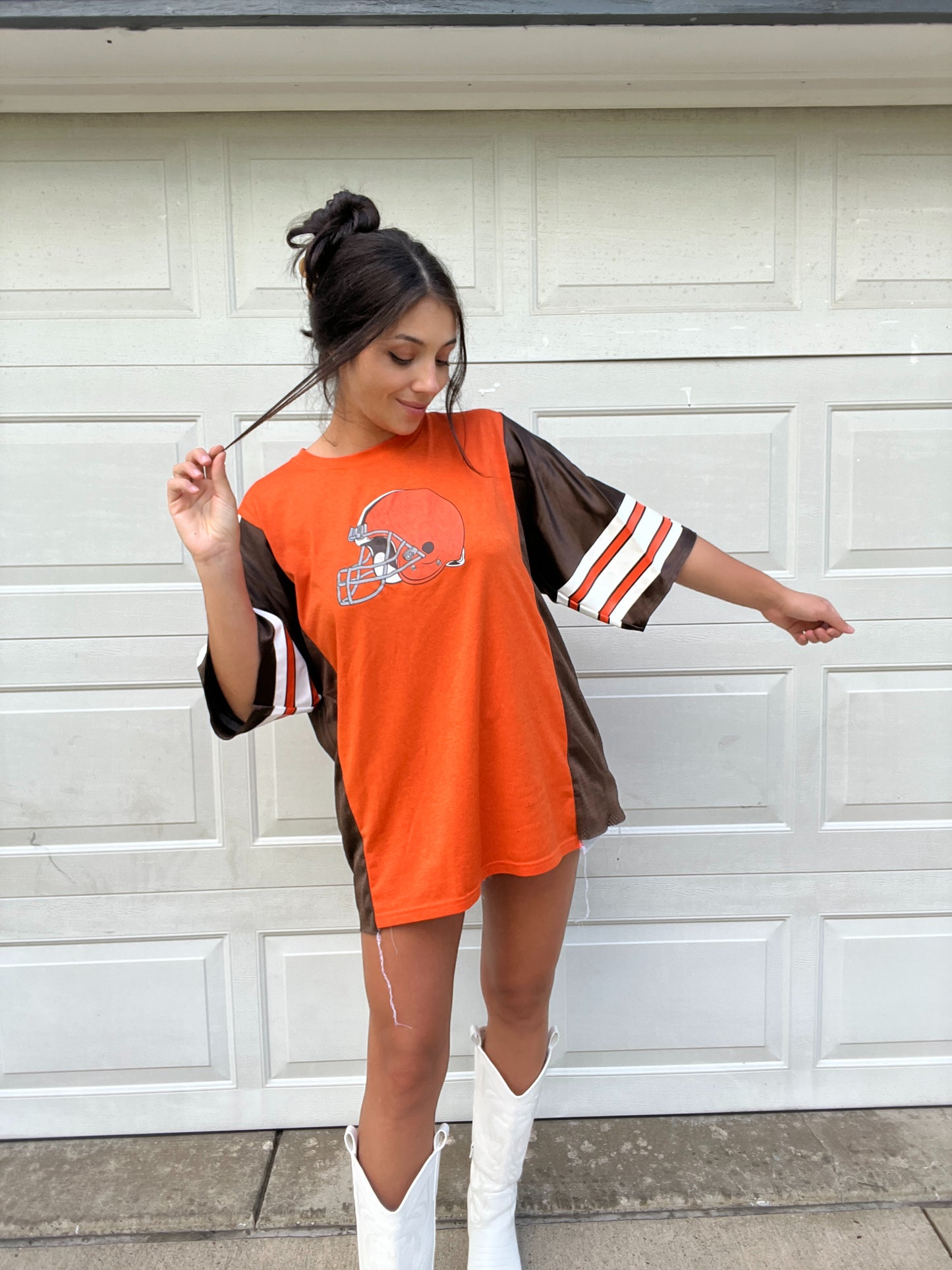 ORANGE HELMET JERSEY X TEE