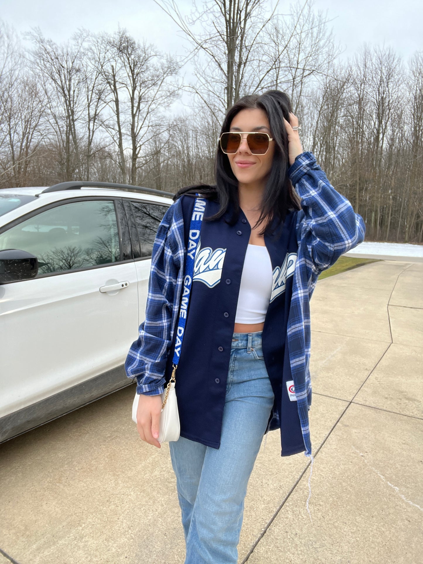 NY BASEBALL JERSEY X FLANNEL