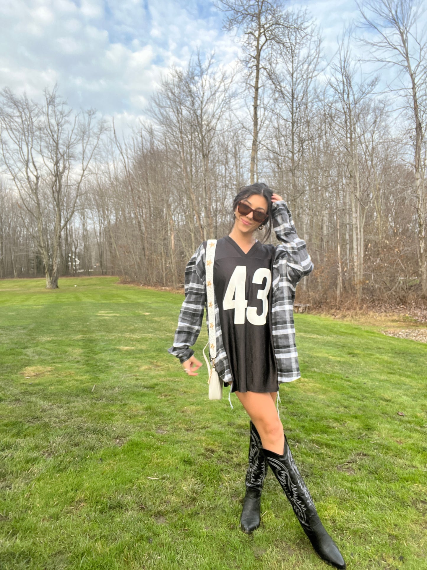 #43 POLAMALO STEELERS JERSEY X FLANNEL