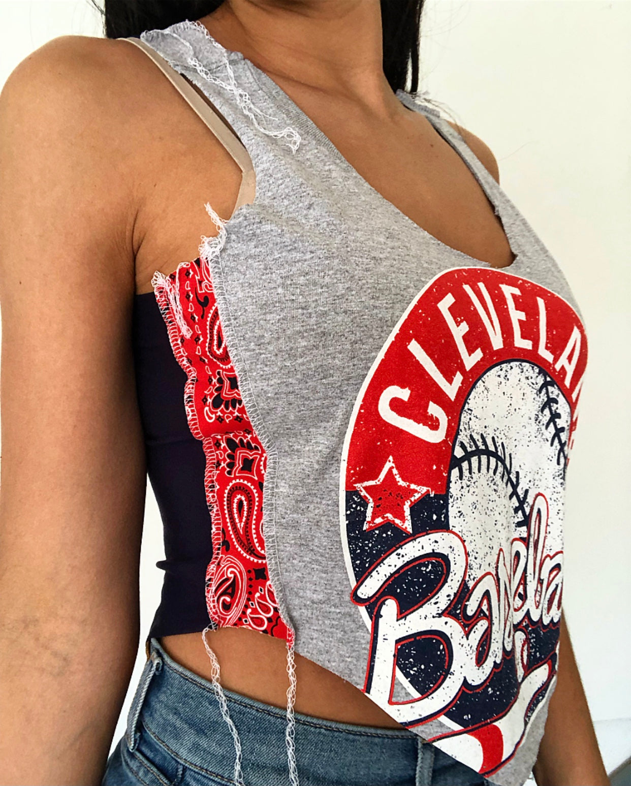 Cleveland Baseball Bandana Tank