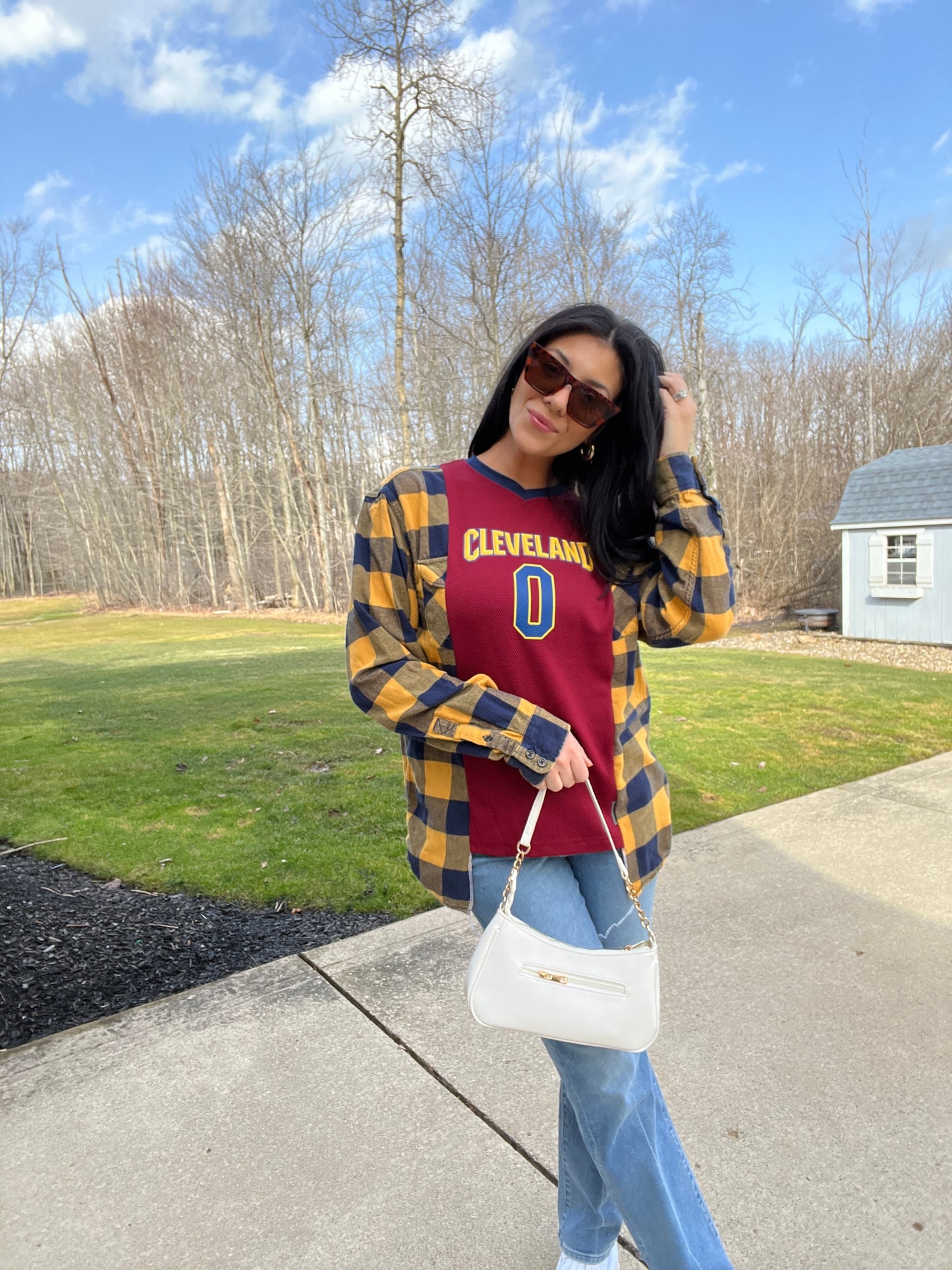 0 LOVE CAVS JERSEY X FLANNEL