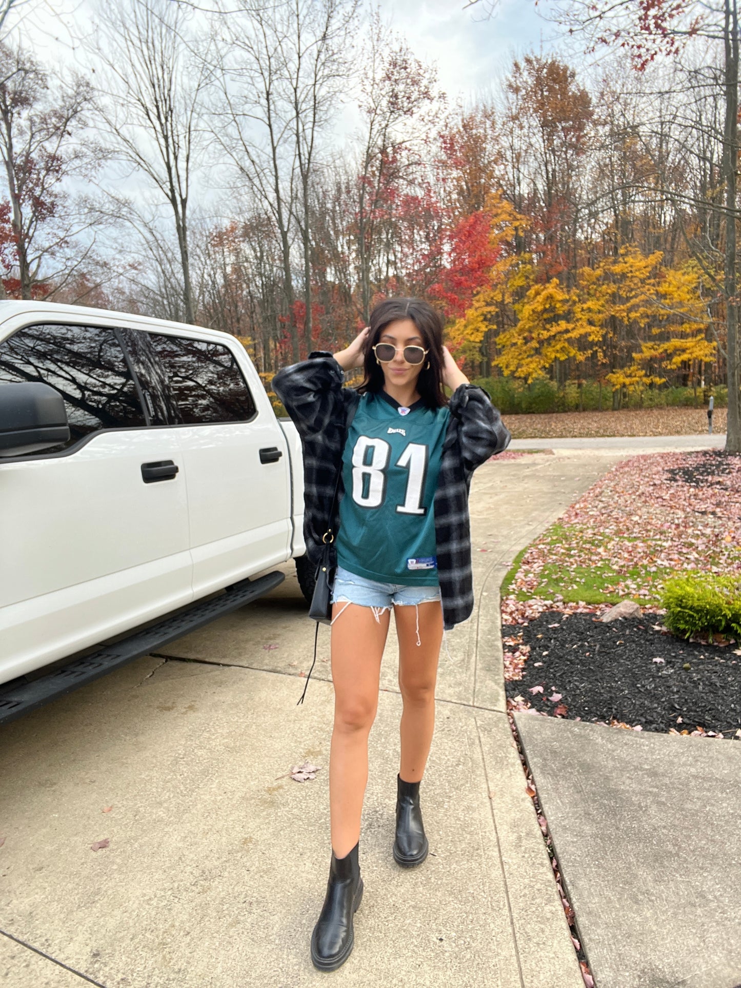 #81 OWENS EAGLES JERSEY X FLANNEL