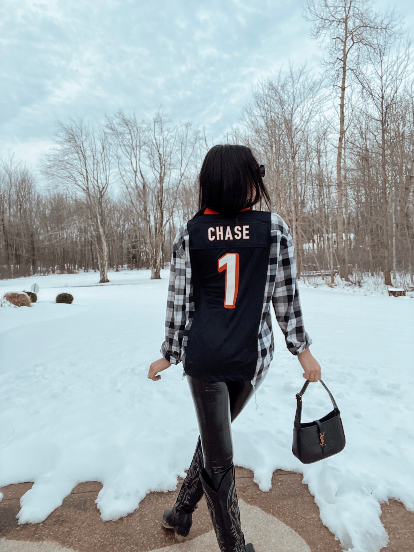 #1 CHASE BENGALS JERSEY X FLANNEL