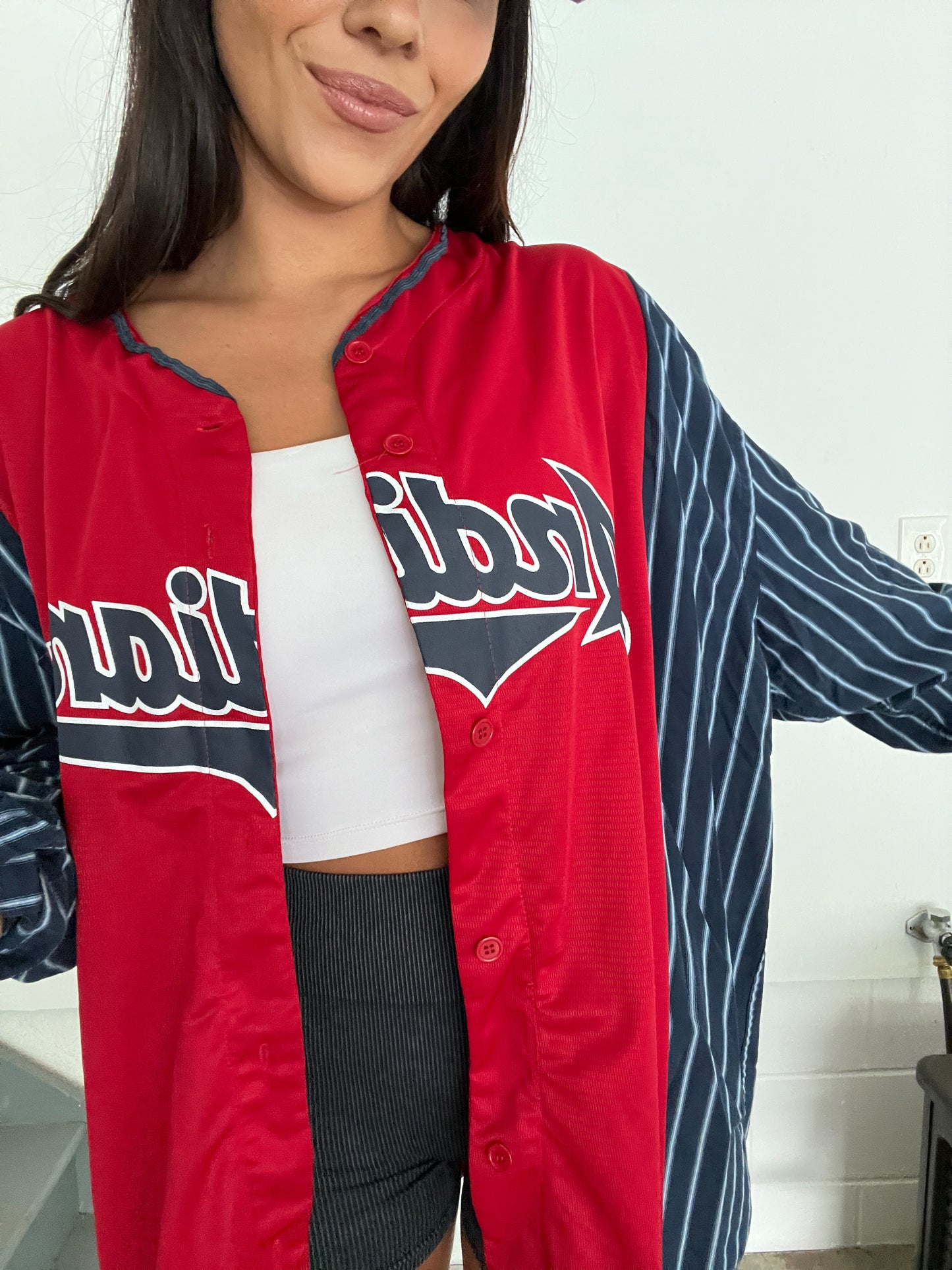 NAVY STRIPED JERSEY