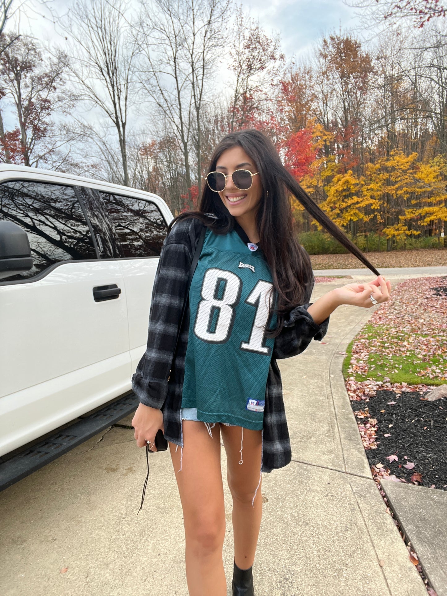 #81 OWENS EAGLES JERSEY X FLANNEL