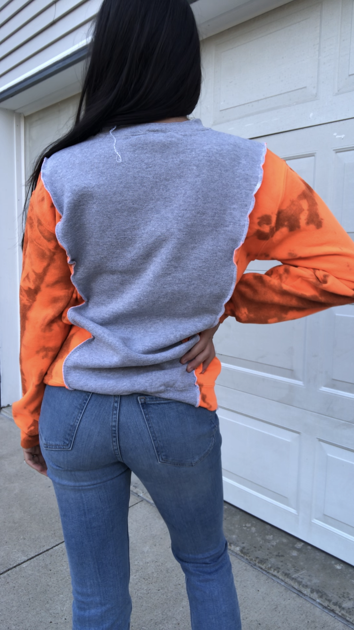 VINTAGE TIE DYE BROWNS CREWNECK