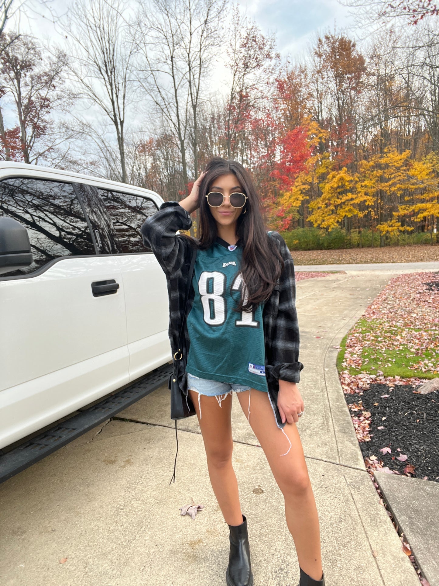 #81 OWENS EAGLES JERSEY X FLANNEL