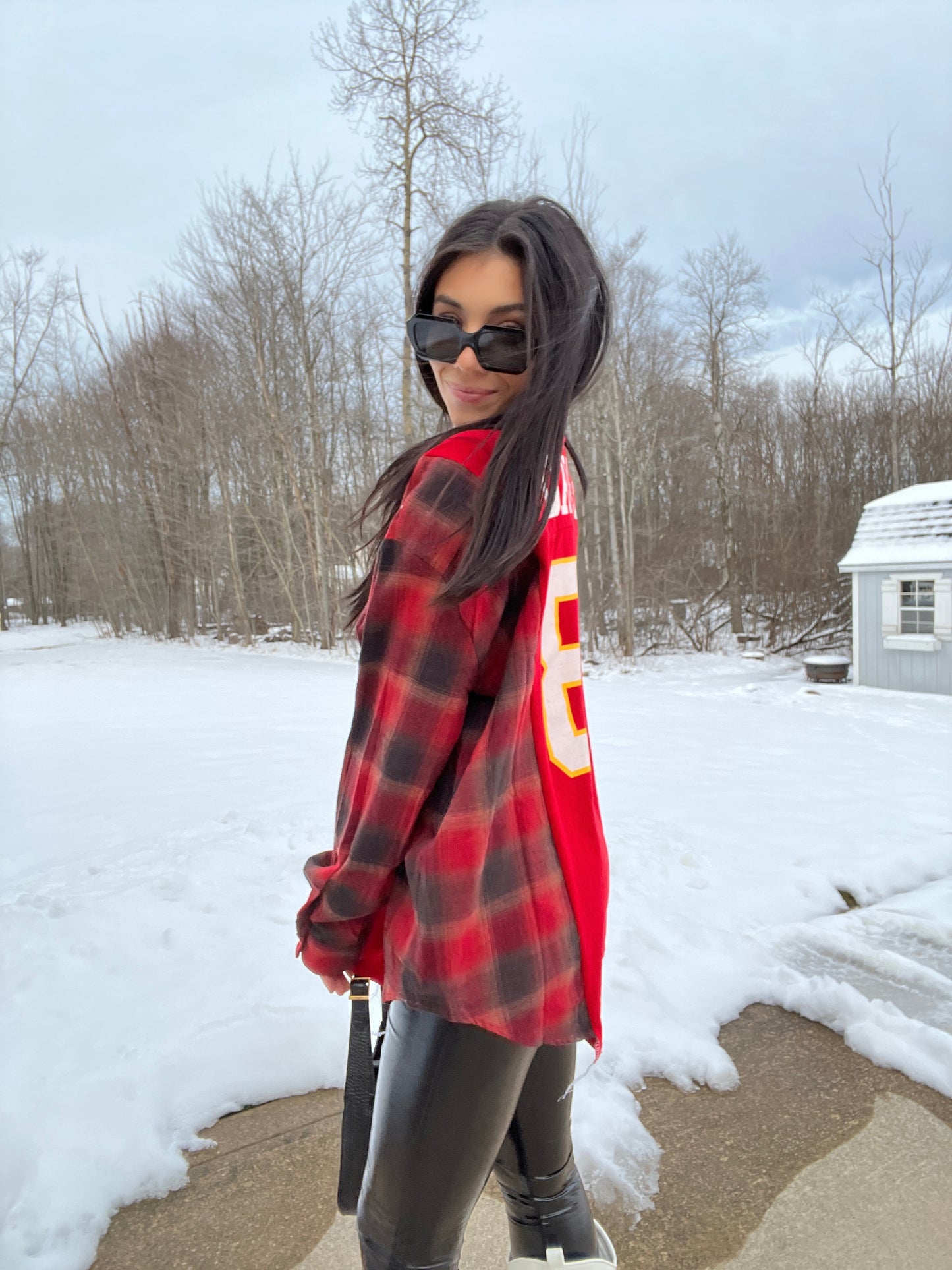 #80 DAWSON VINTAGE CHIEFS JERSEY X FLANNEL