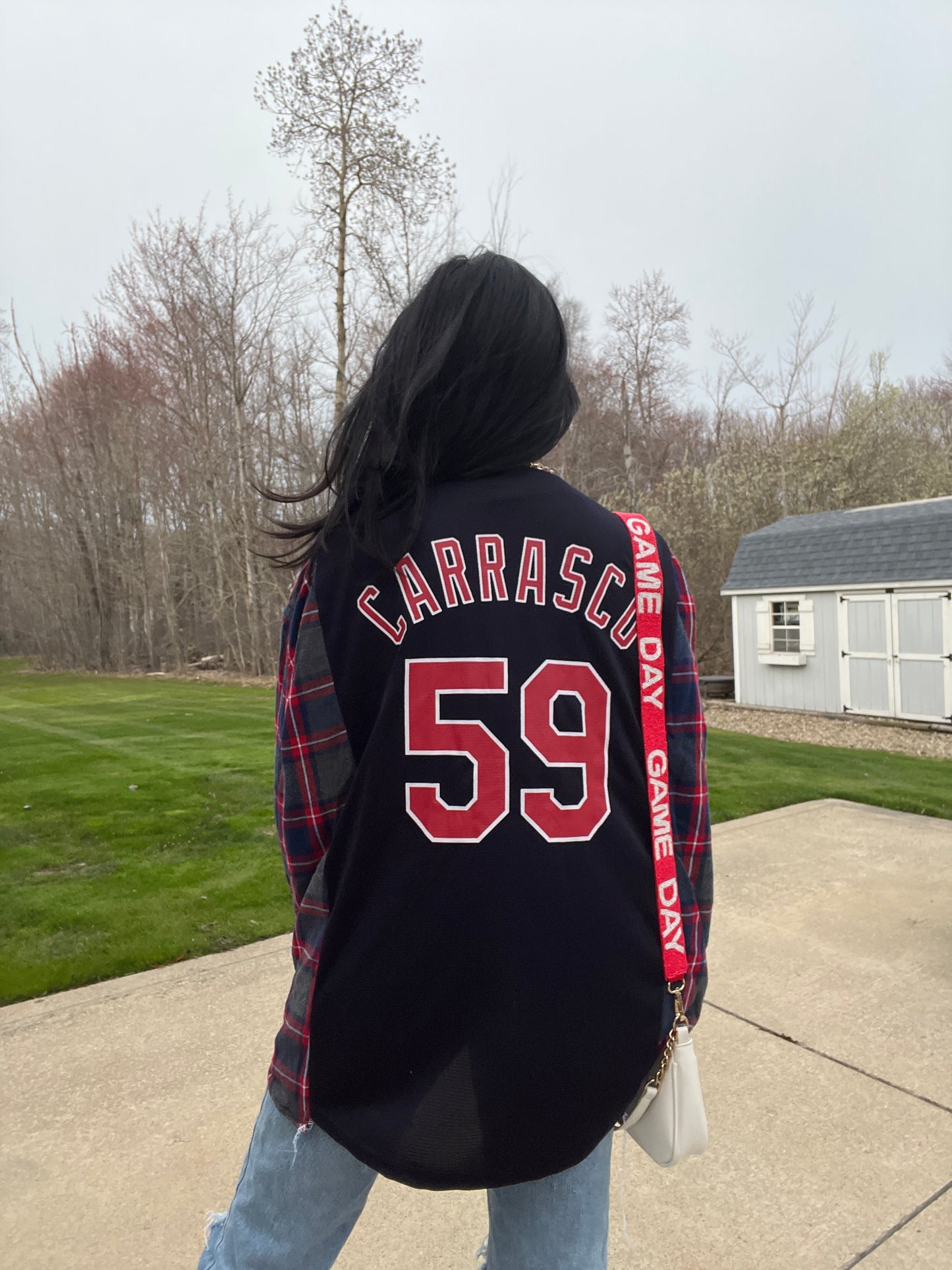 CLEVELAND BASEBALL JERSEY X FLANNEL
