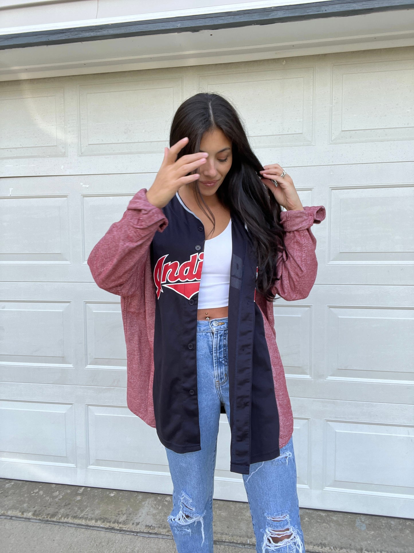 NAVY MILLER JERSEY X FLANNEL