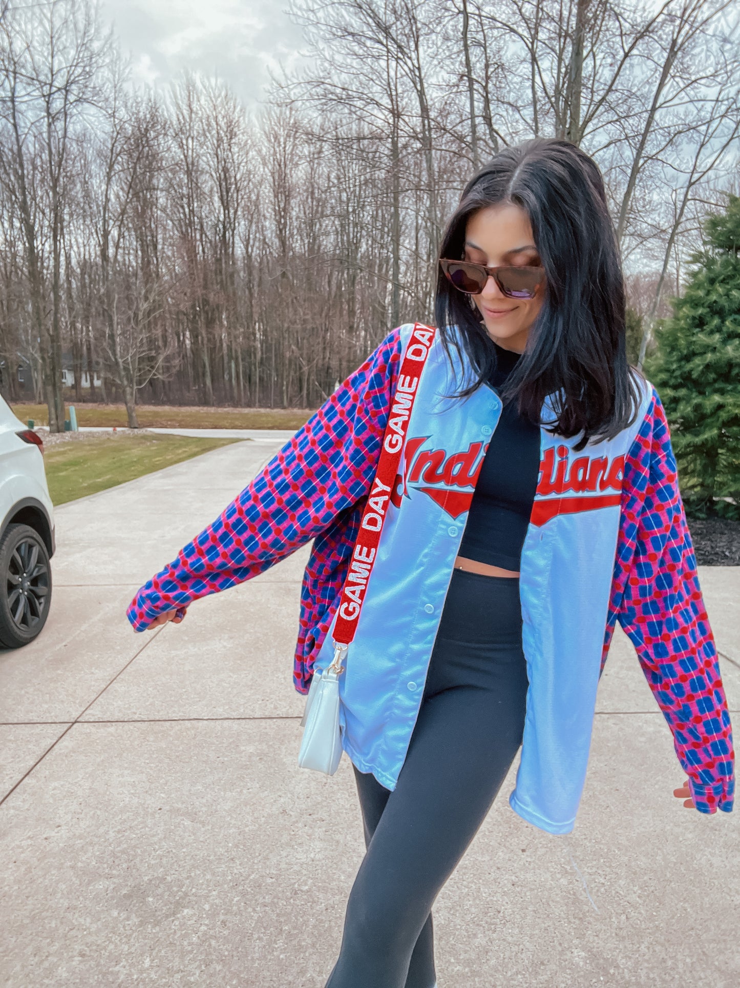 CLEVELAND BASEBALL REYES JERSEY X FLANNEL