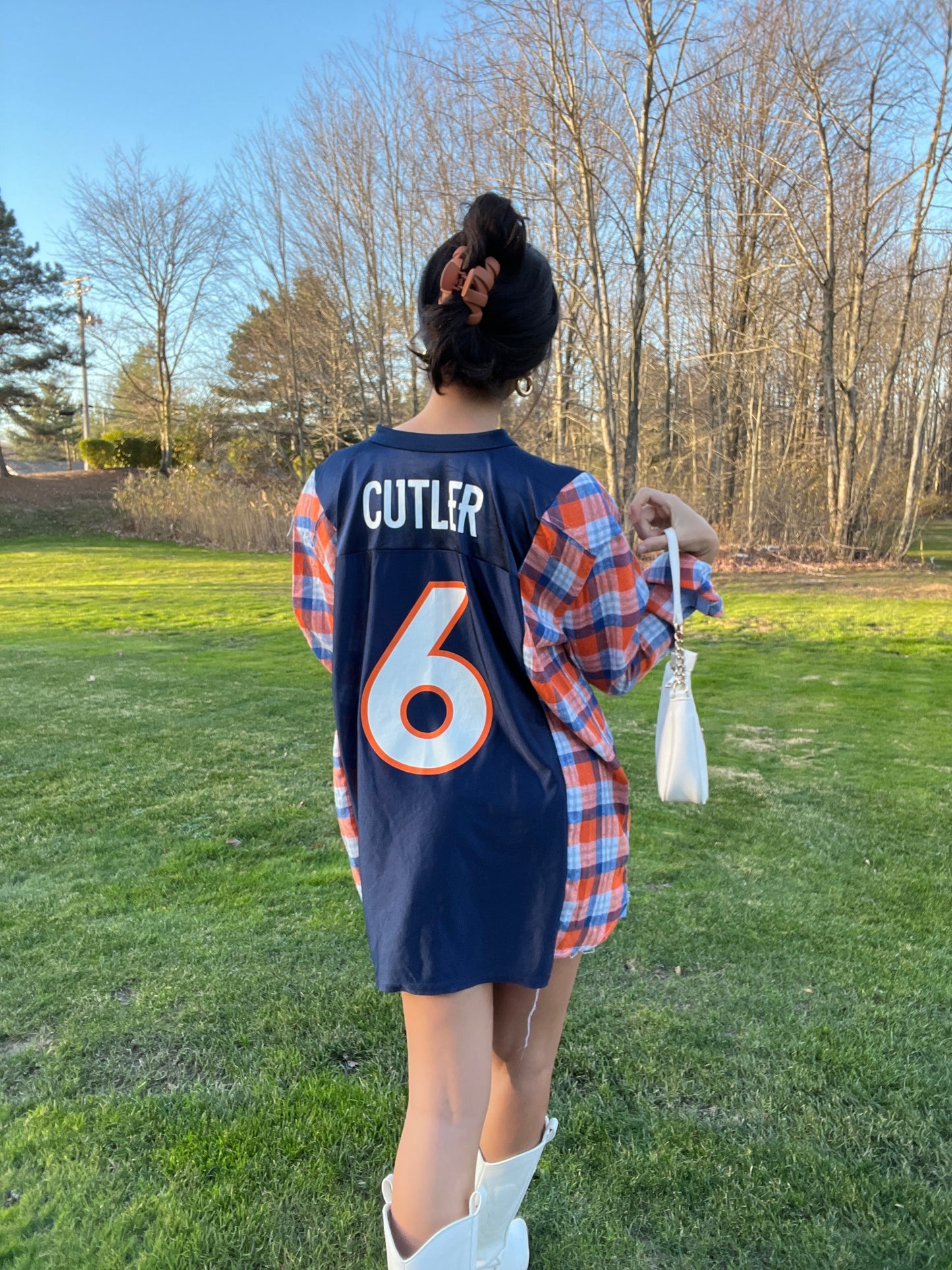 #6 CUTLER BRONCOS JERSEY X FLANNEL