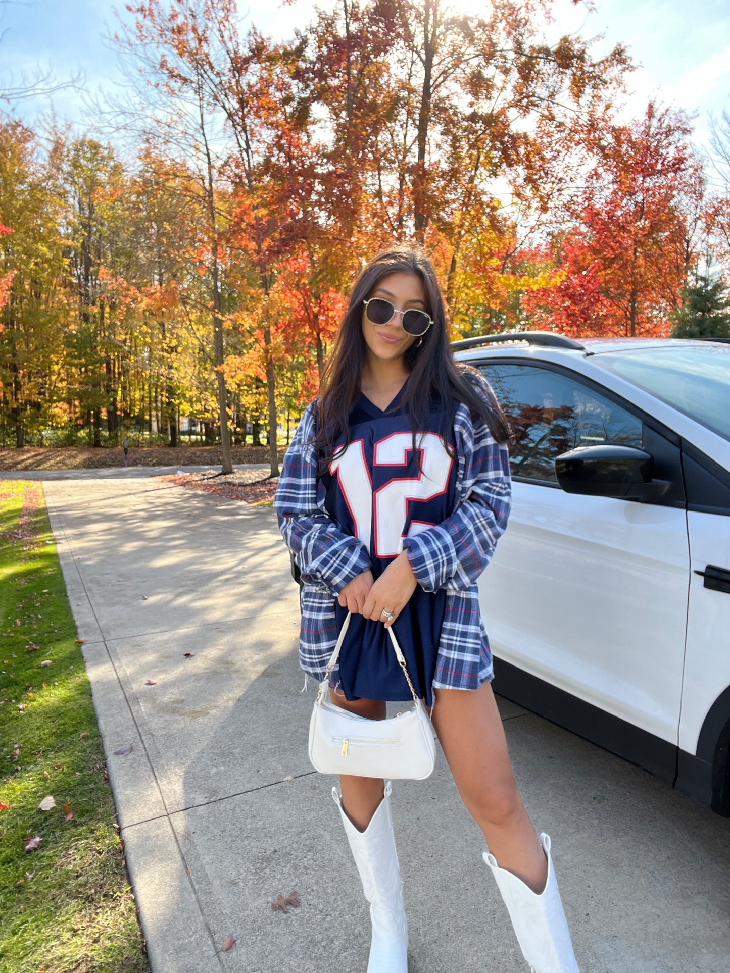 #12 BRADY PATRIOTS JERSEY X FLANNEL