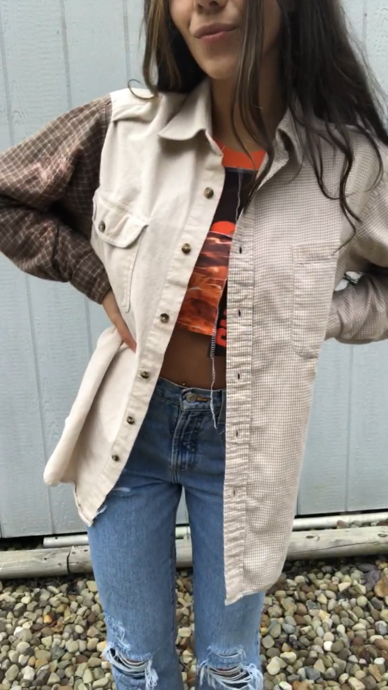 CLEVELAND BROWNS PATCHWORK FLANNEL