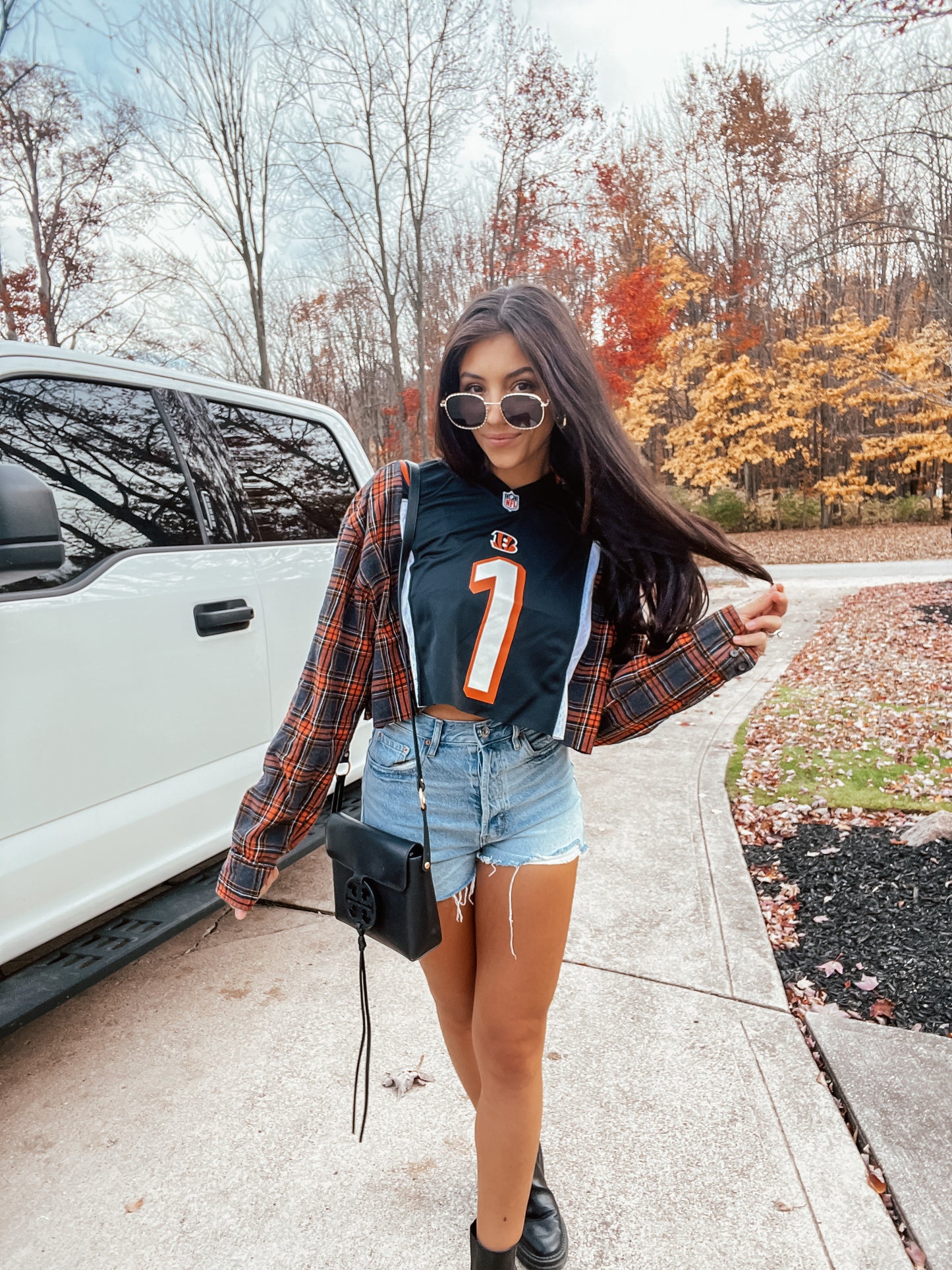 #1 CHASE BENGALS JERSEY X FLANNELS