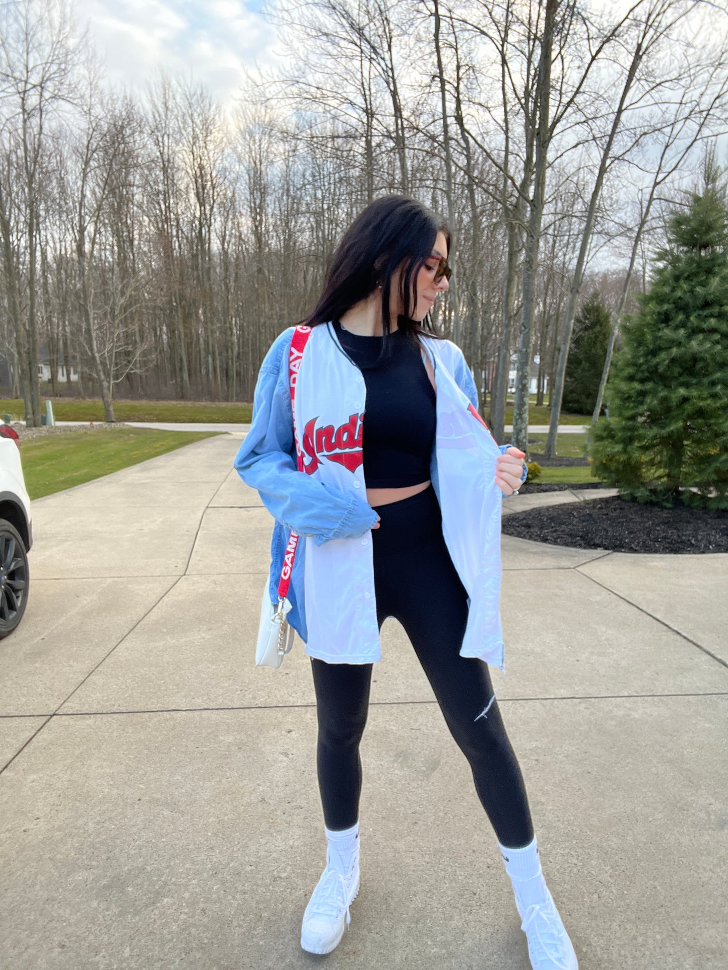 CLEVELAND BASEBALL HAND JERSEY X DENIM