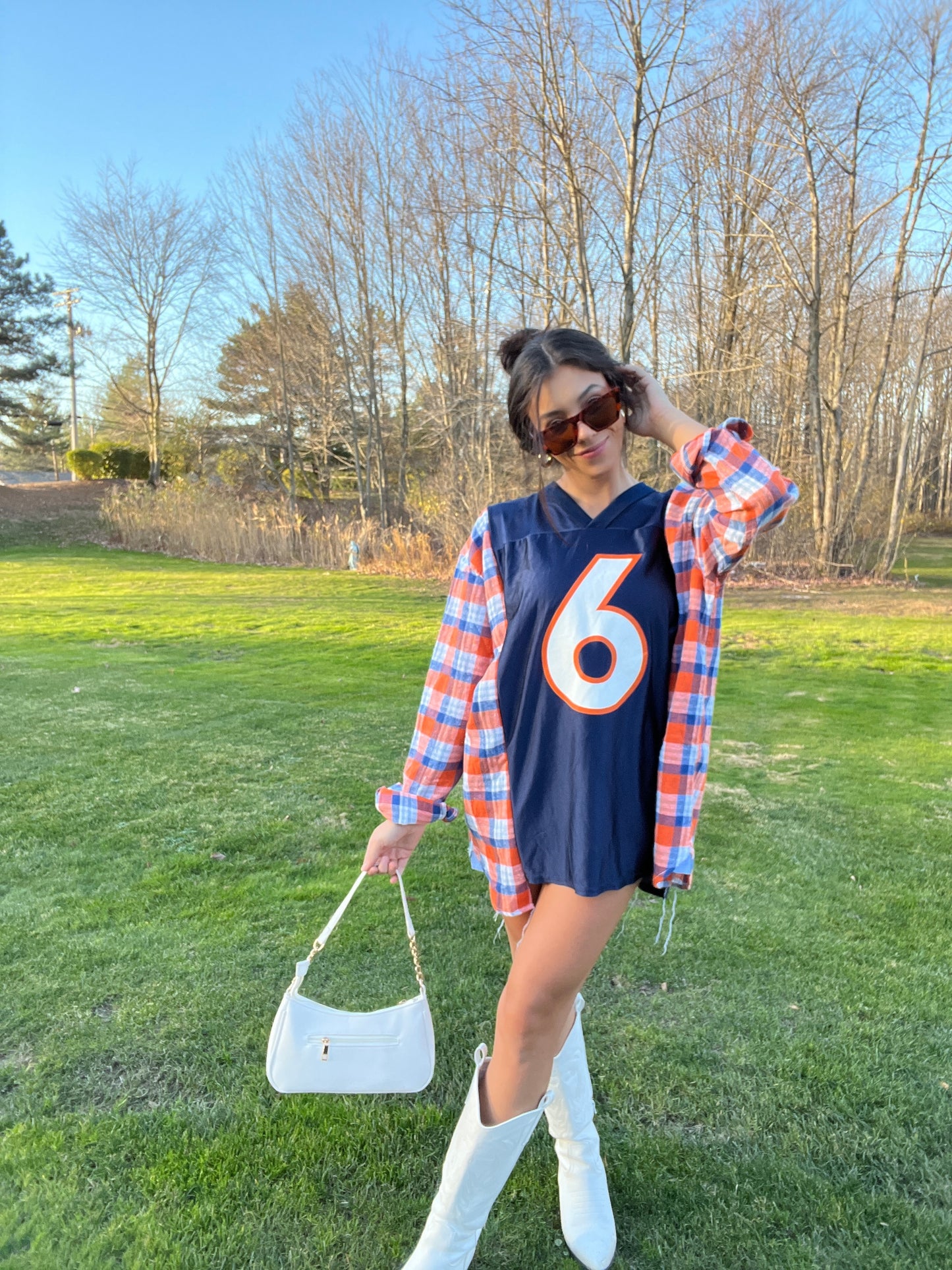 #6 CUTLER BRONCOS JERSEY X FLANNEL