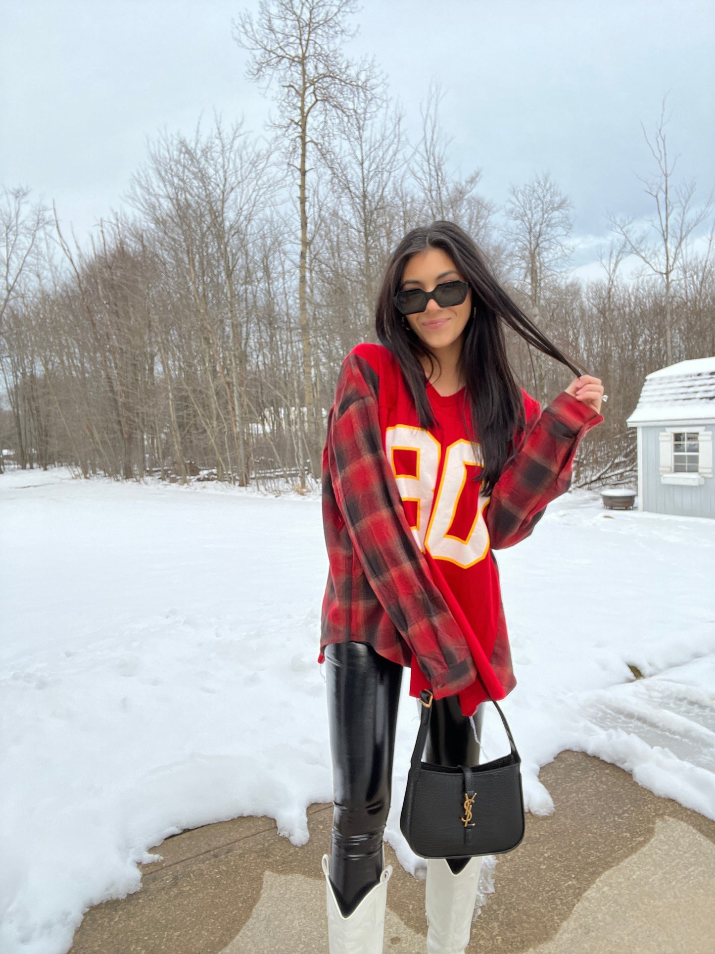 #80 DAWSON VINTAGE CHIEFS JERSEY X FLANNEL