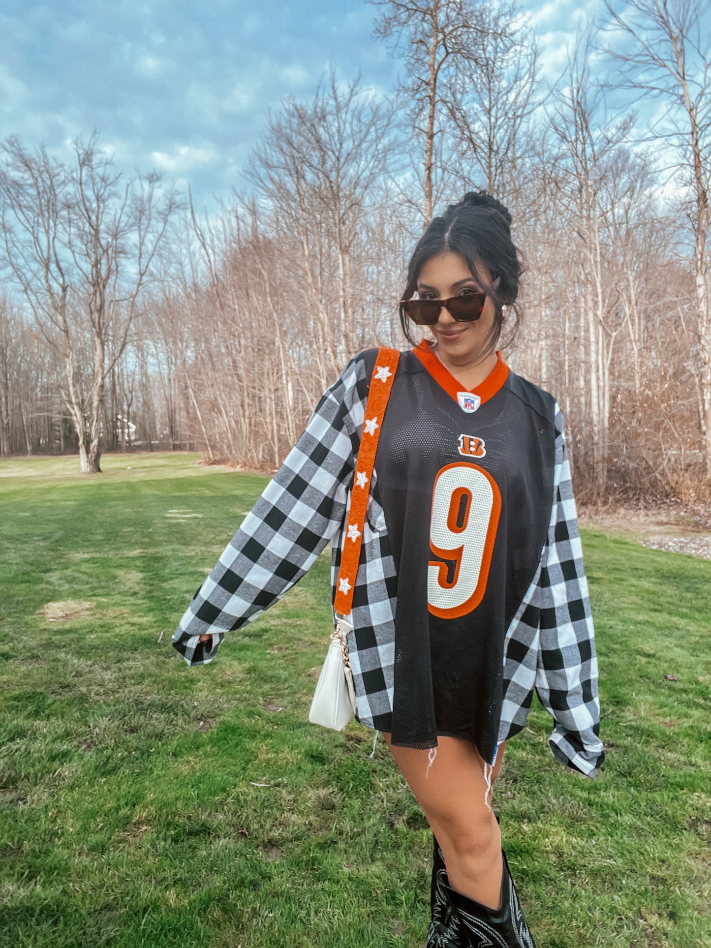 #9 PALMER BENGALS JERSEY X FLANNEL