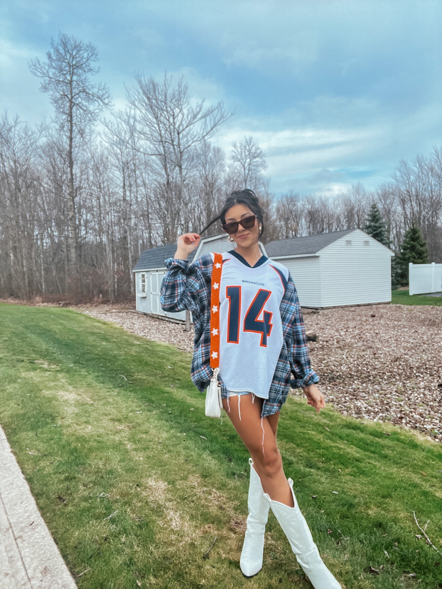 #14 GRIESE BRONCOS JERSEY X FLANNEL