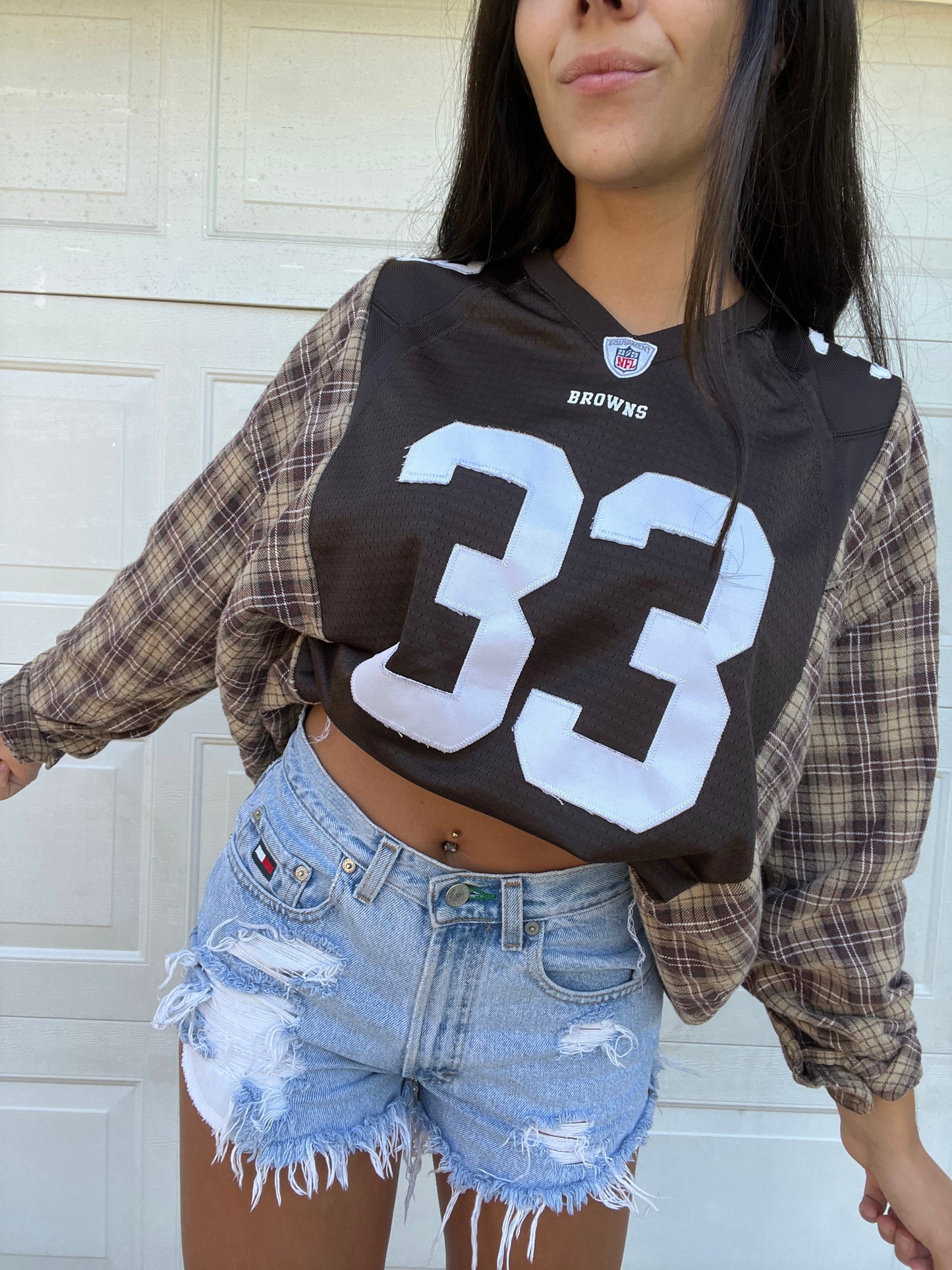 CLEVELAND FOOTBALL JERSEY X FLANNEL