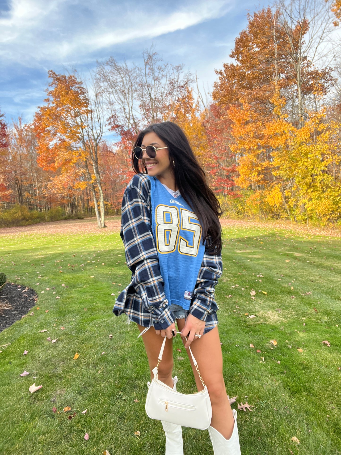 #85 GATES CHARGERS JERSEY X FLANNEL