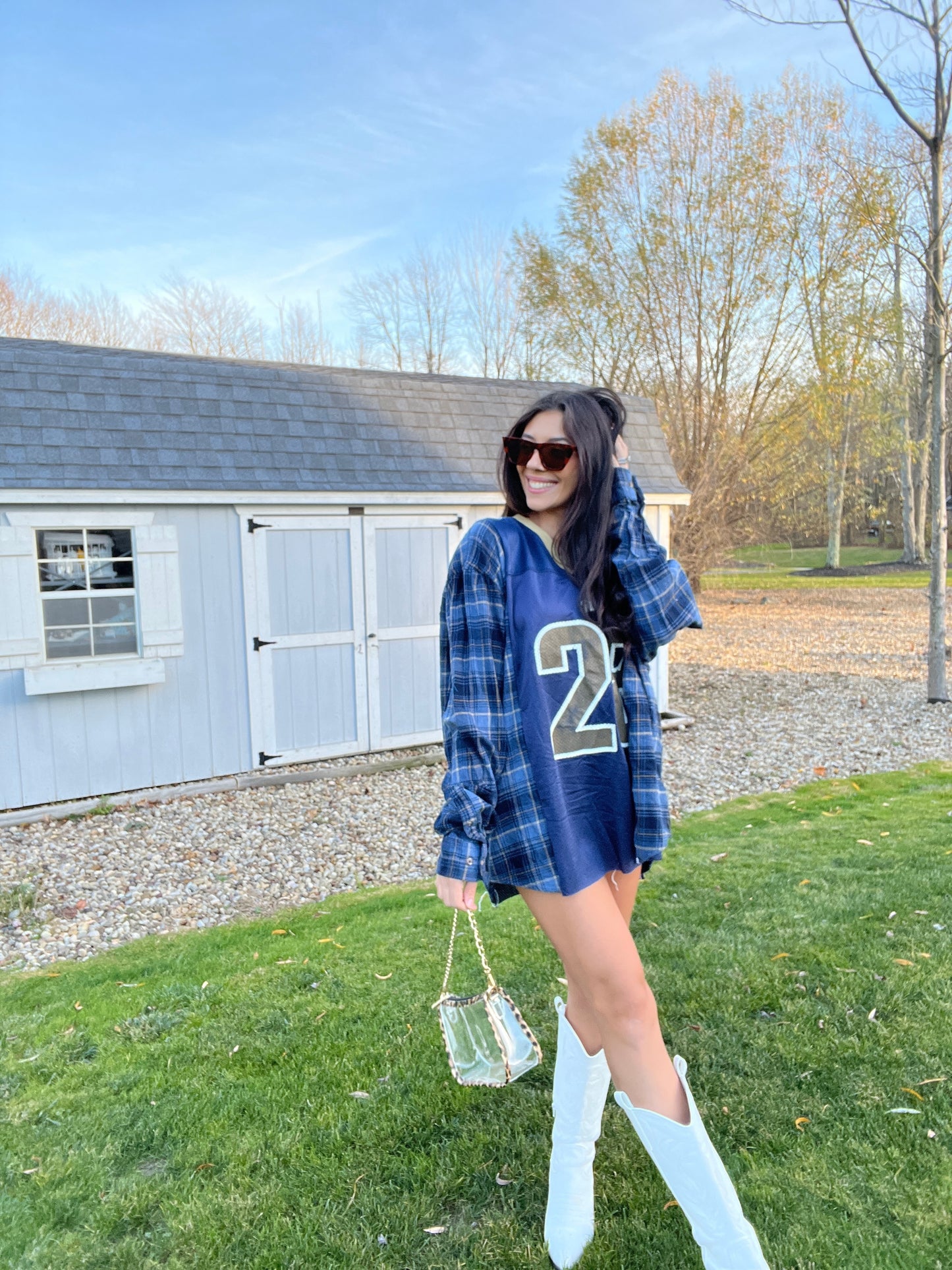 #28 FAULK OLD SCHOOL RAMS JERSEY X FLANNEL