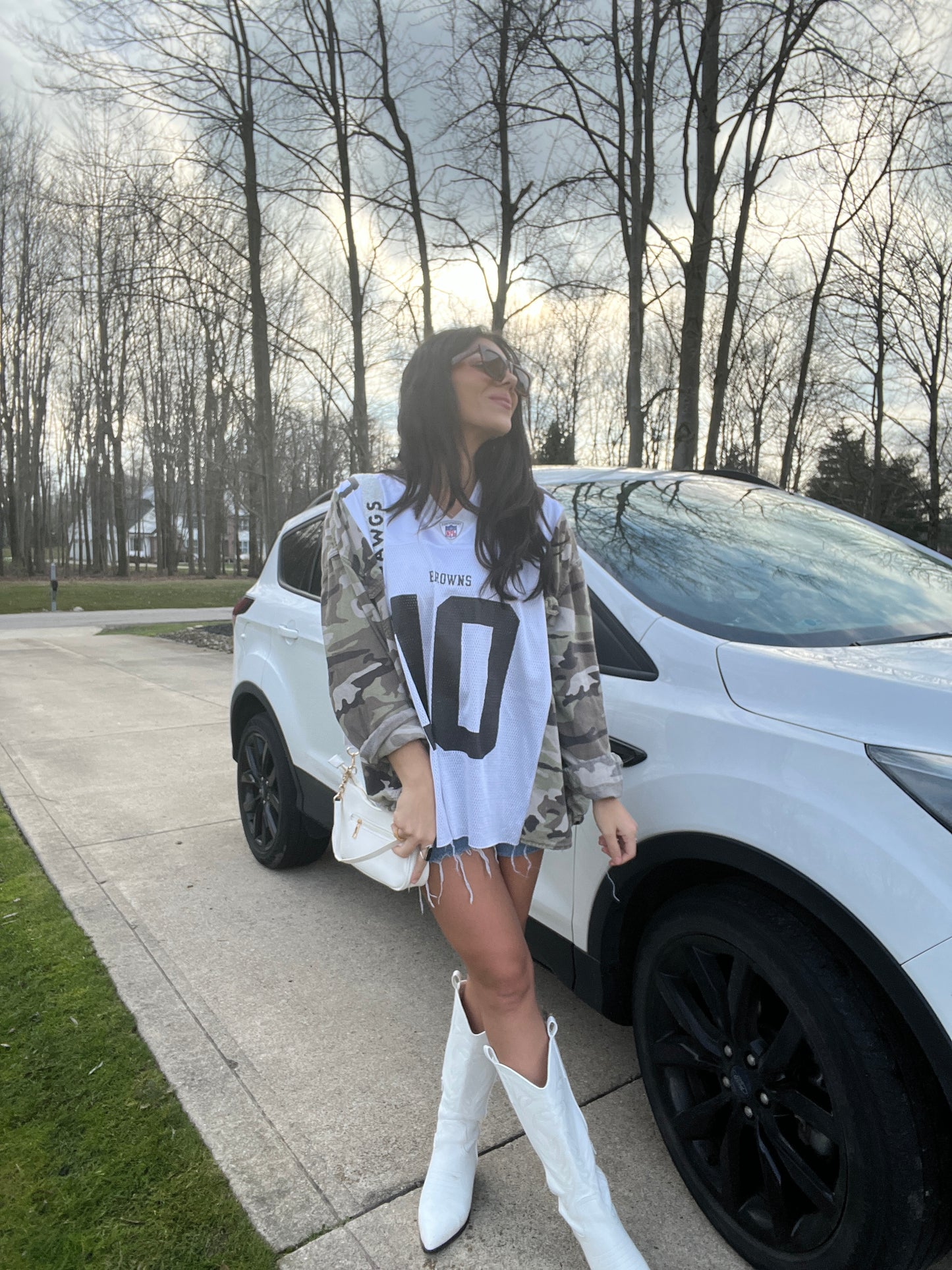 #10 HOLCOMB BROWNS JERSEY X CAMO