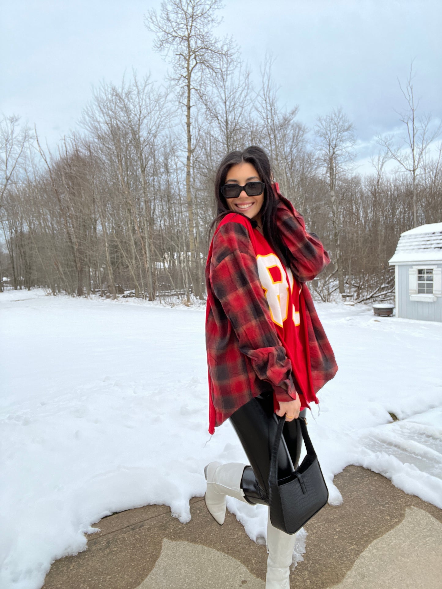 #80 DAWSON VINTAGE CHIEFS JERSEY X FLANNEL