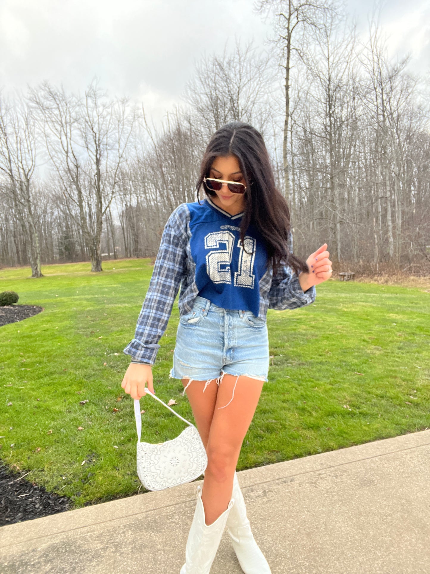 #21 SANDERS COWBOYS JERSEY X FLANNEL