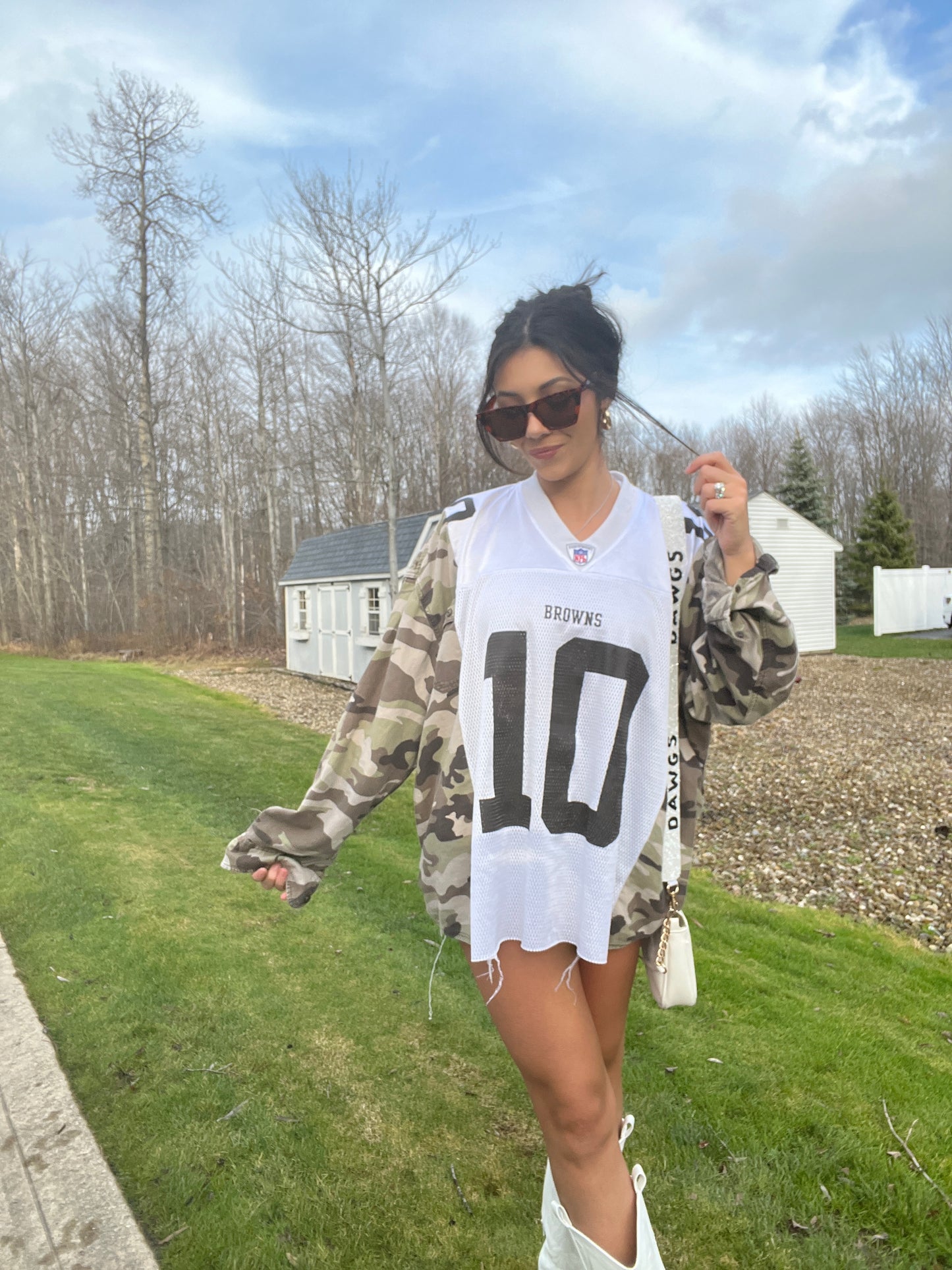 #10 HOLCOMB BROWNS JERSEY X CAMO
