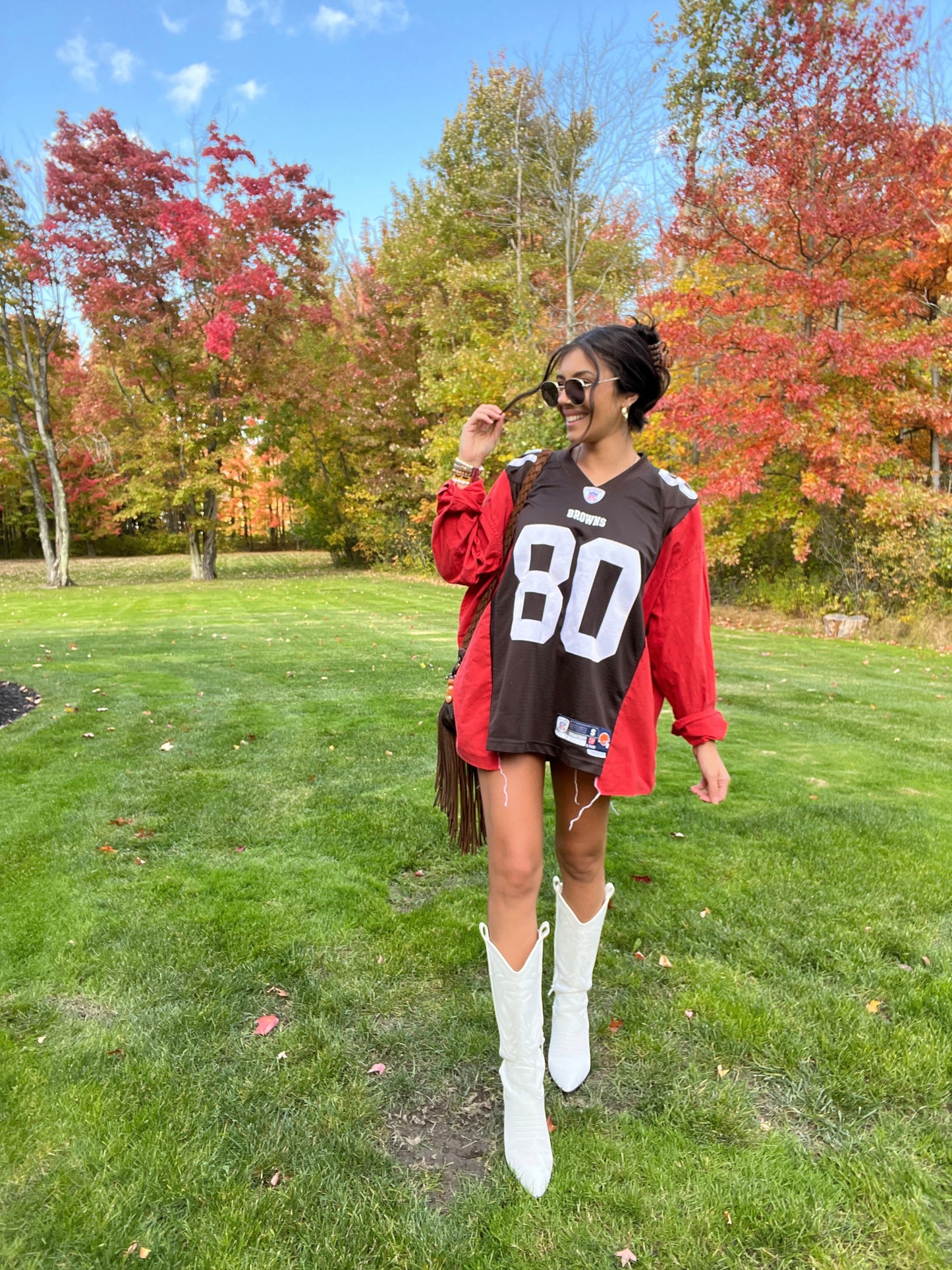 #80 BROWNS JERSEY X FLANNEL
